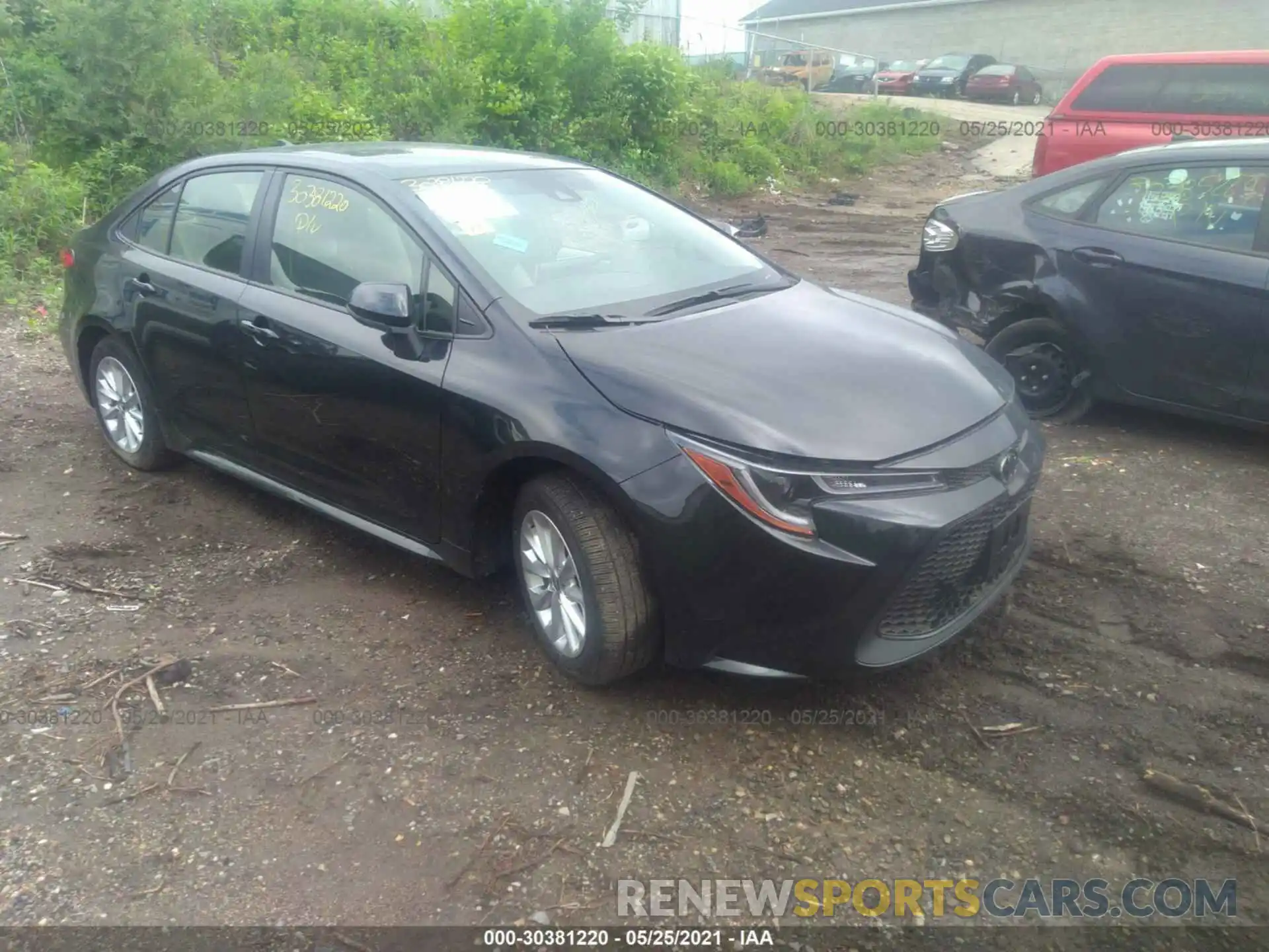 1 Photograph of a damaged car JTDVPMAE5MJ132027 TOYOTA COROLLA 2021