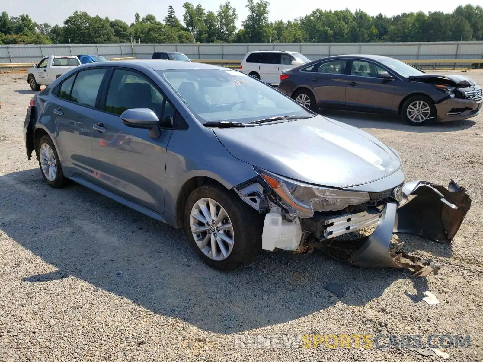 1 Photograph of a damaged car JTDVPMAE5MJ140130 TOYOTA COROLLA 2021