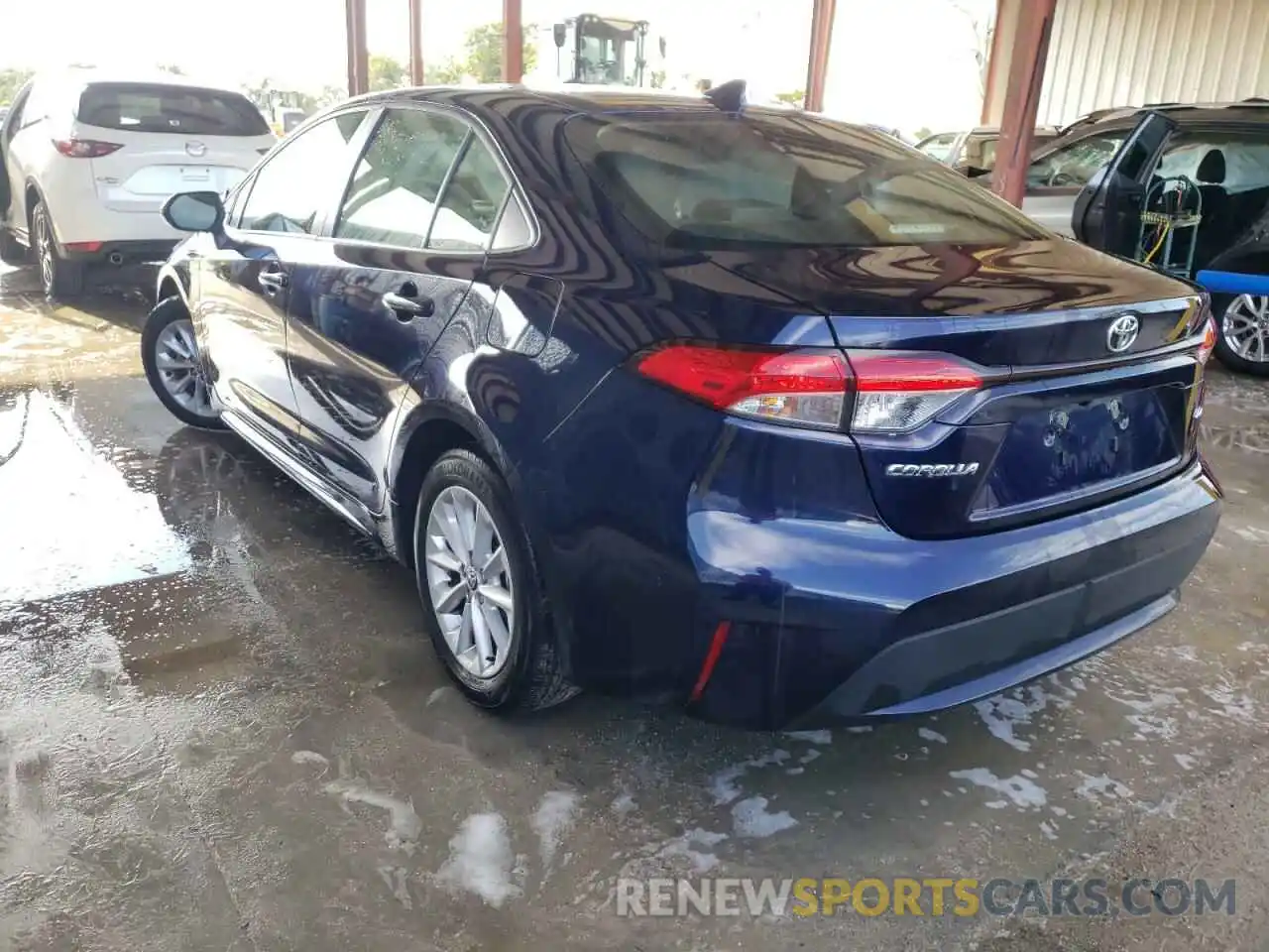 3 Photograph of a damaged car JTDVPMAE5MJ156165 TOYOTA COROLLA 2021