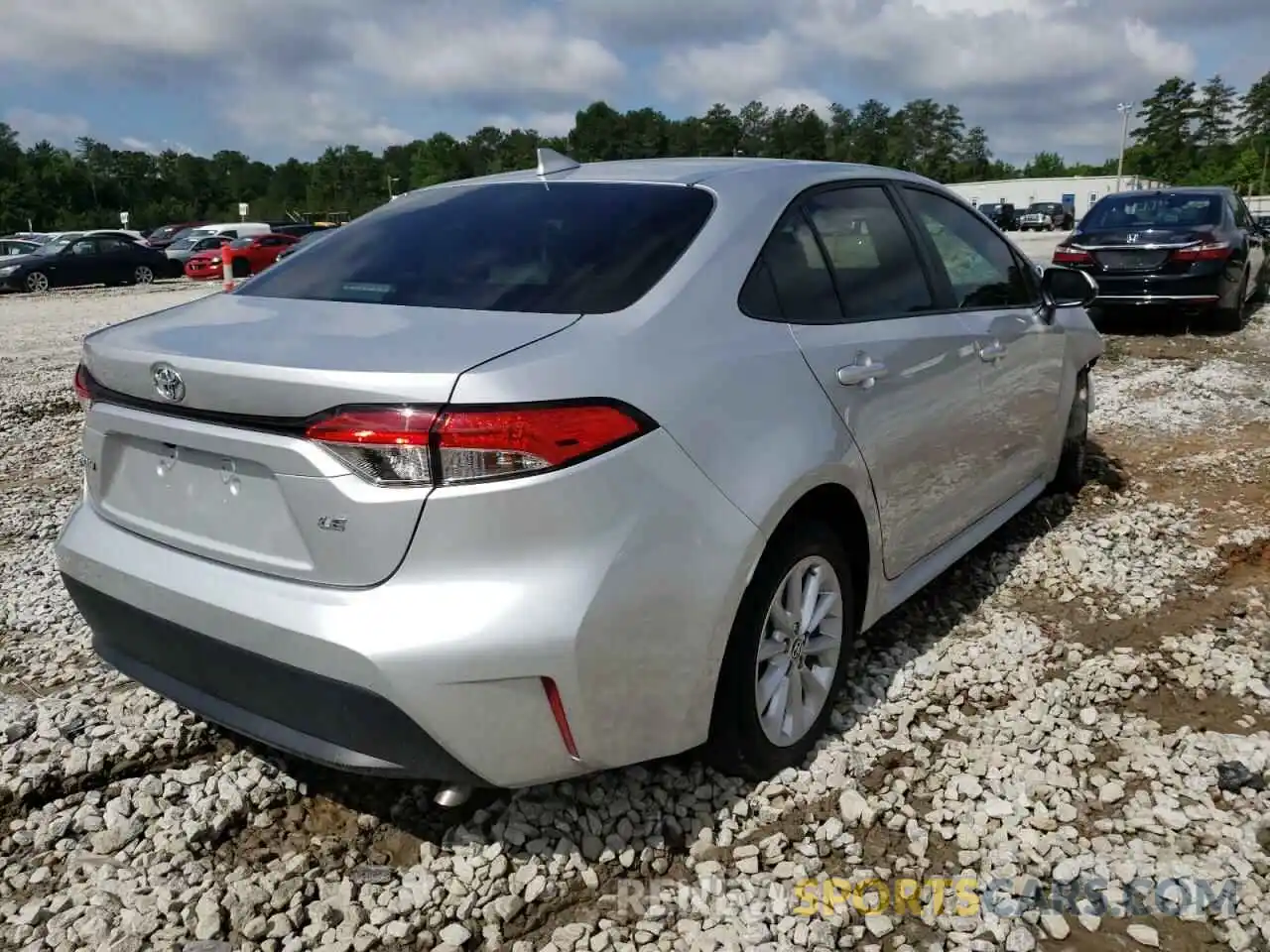 4 Photograph of a damaged car JTDVPMAE5MJ168395 TOYOTA COROLLA 2021