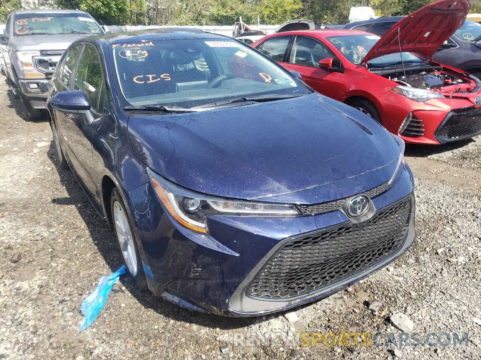 1 Photograph of a damaged car JTDVPMAE5MJ174259 TOYOTA COROLLA 2021