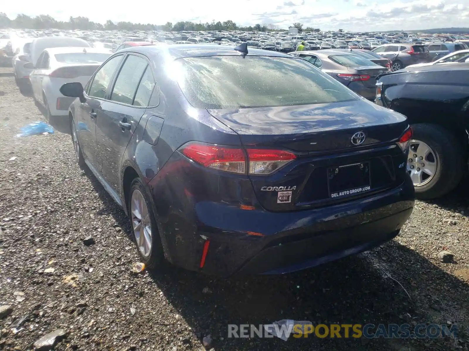 3 Photograph of a damaged car JTDVPMAE5MJ174259 TOYOTA COROLLA 2021