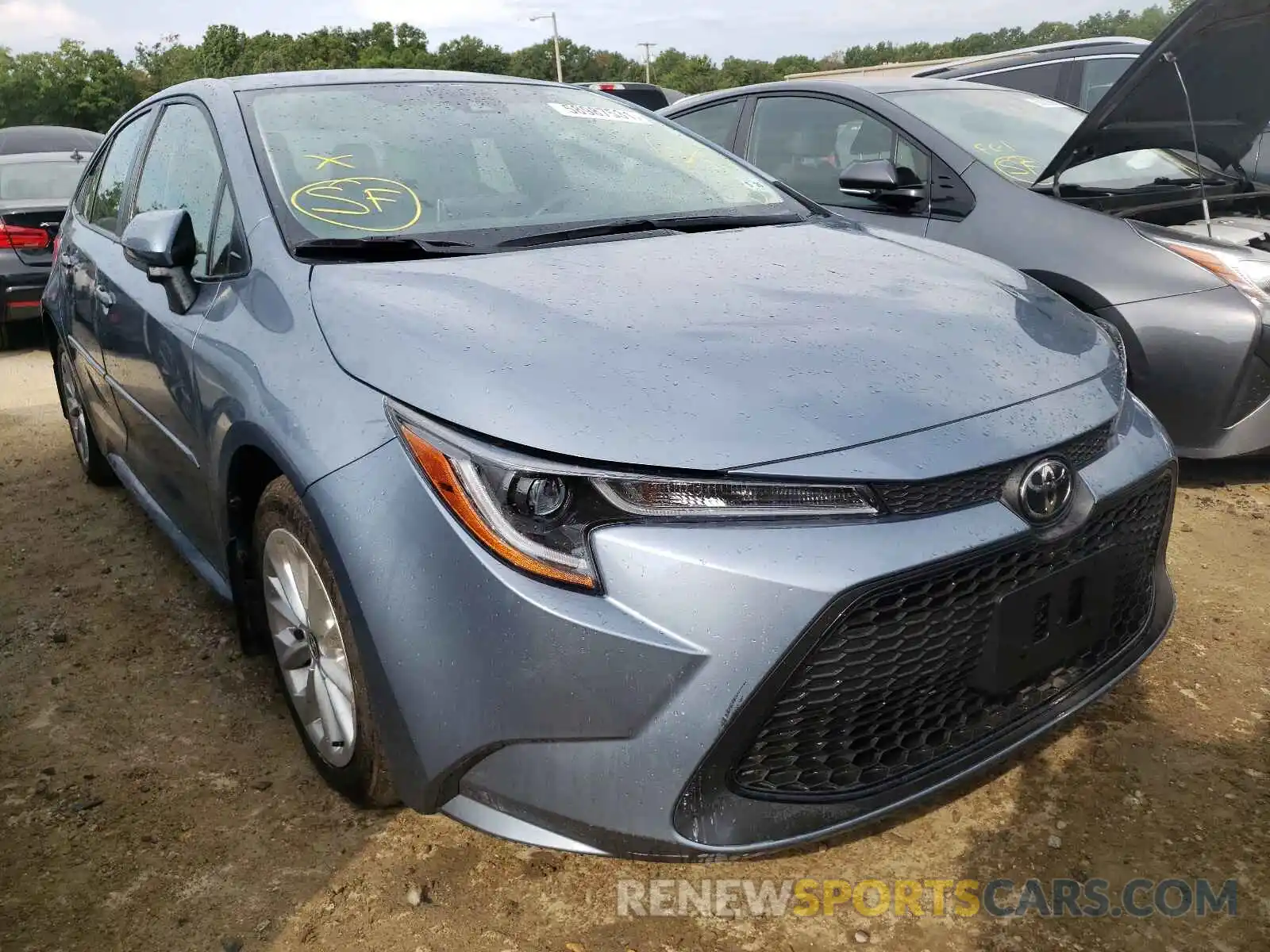 1 Photograph of a damaged car JTDVPMAE5MJ174746 TOYOTA COROLLA 2021