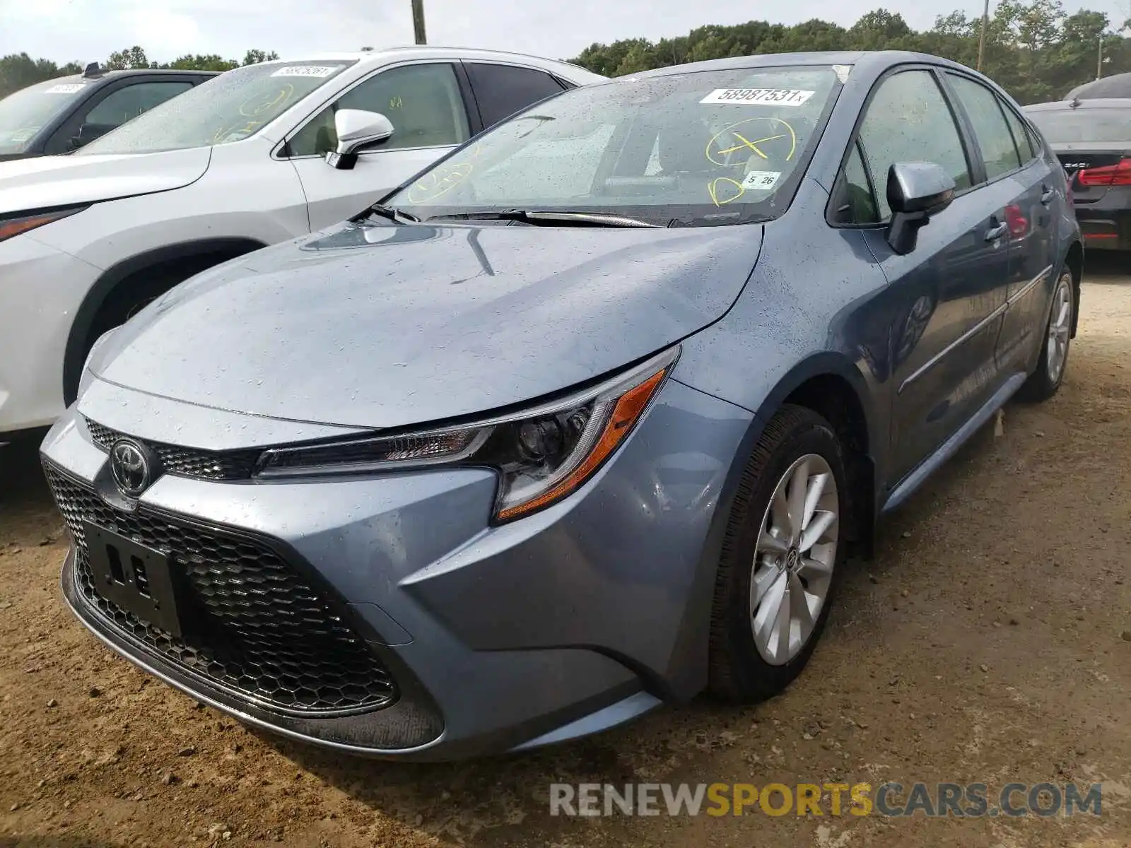 2 Photograph of a damaged car JTDVPMAE5MJ174746 TOYOTA COROLLA 2021