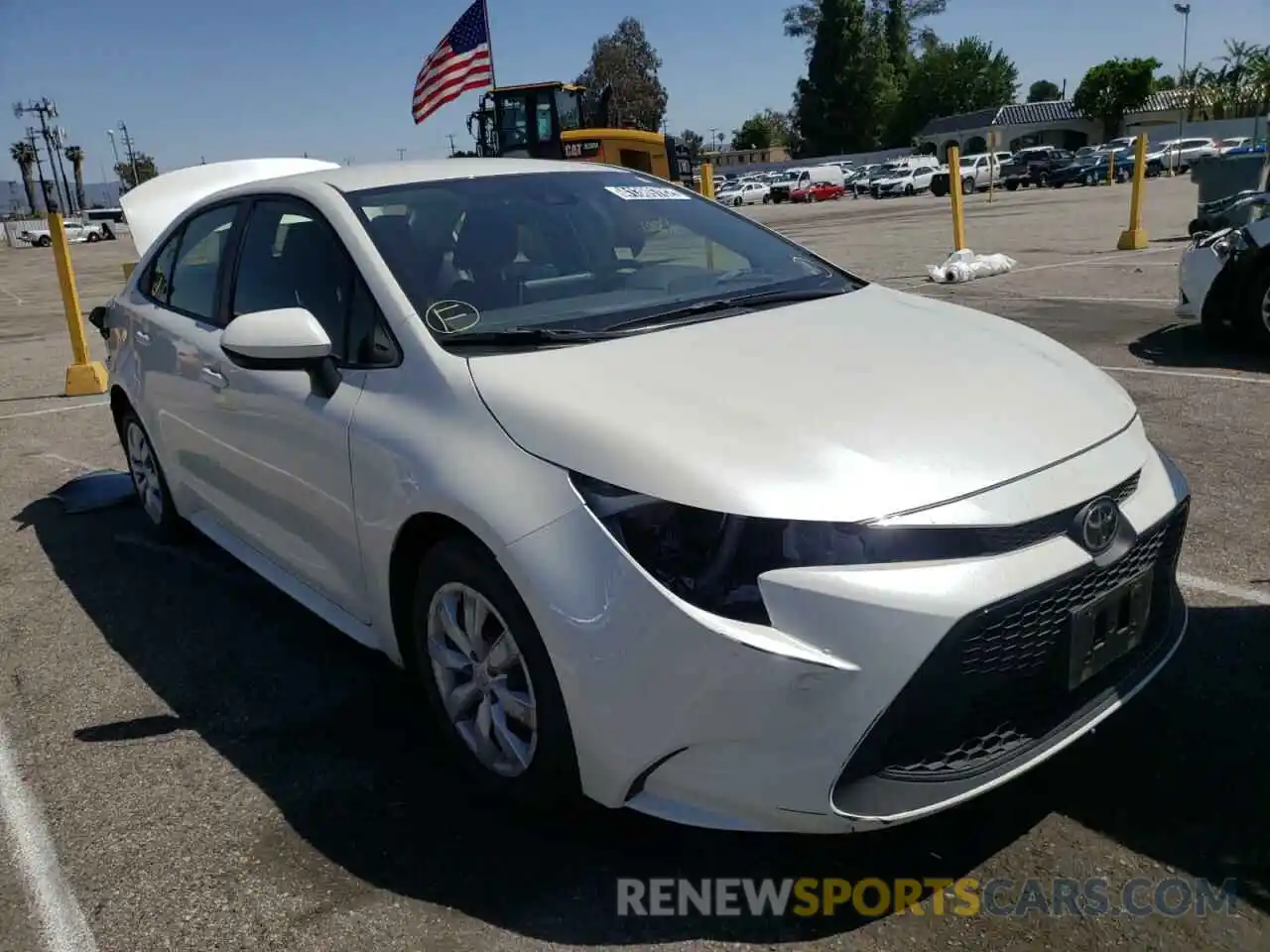 1 Photograph of a damaged car JTDVPMAE6MJ128715 TOYOTA COROLLA 2021