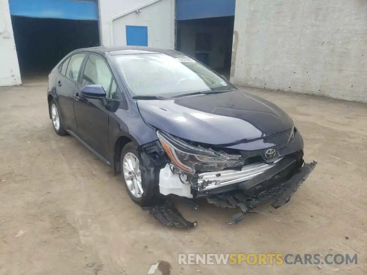 1 Photograph of a damaged car JTDVPMAE6MJ129573 TOYOTA COROLLA 2021