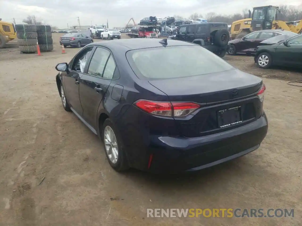 3 Photograph of a damaged car JTDVPMAE6MJ129573 TOYOTA COROLLA 2021