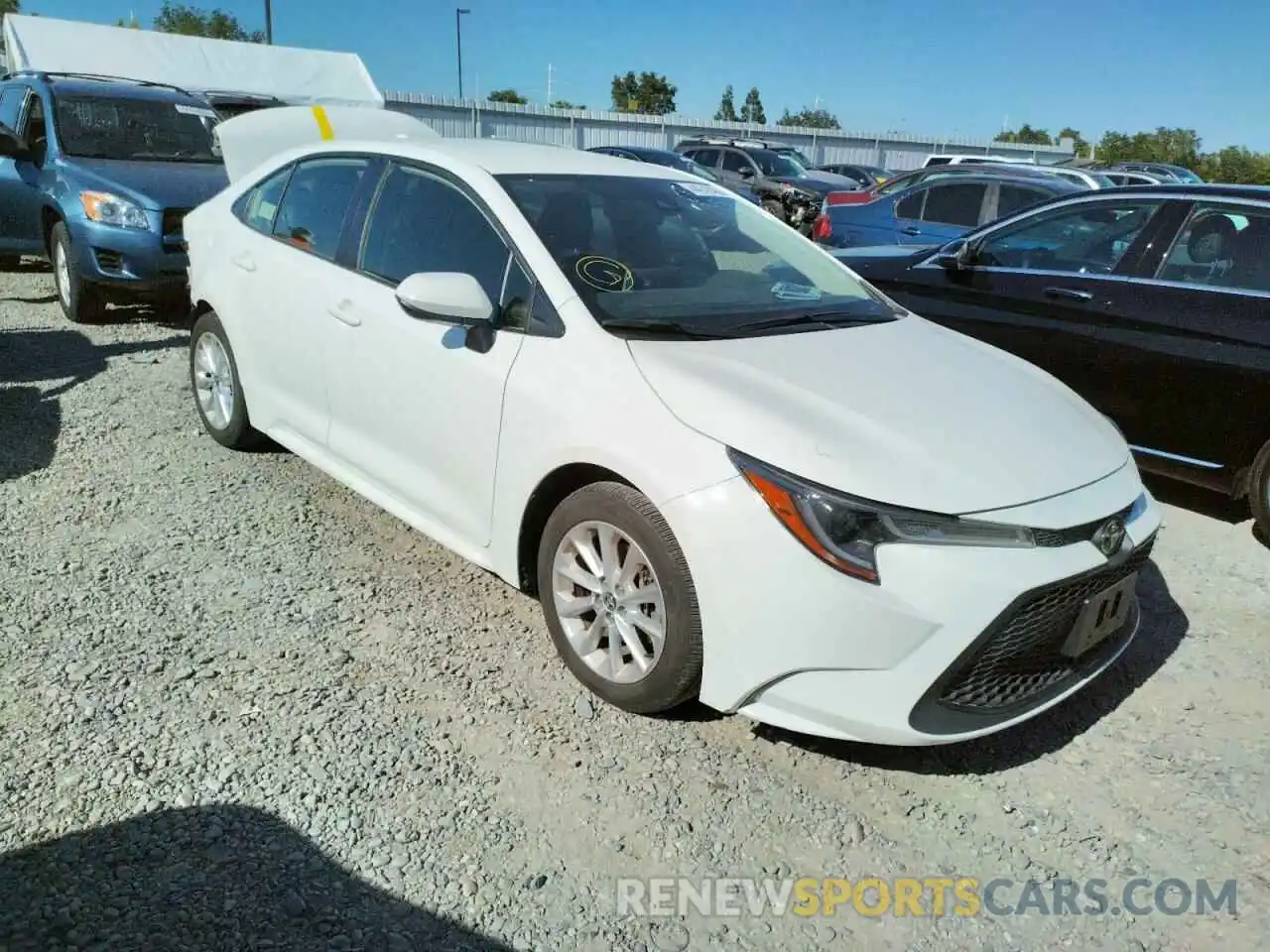 1 Photograph of a damaged car JTDVPMAE6MJ132117 TOYOTA COROLLA 2021