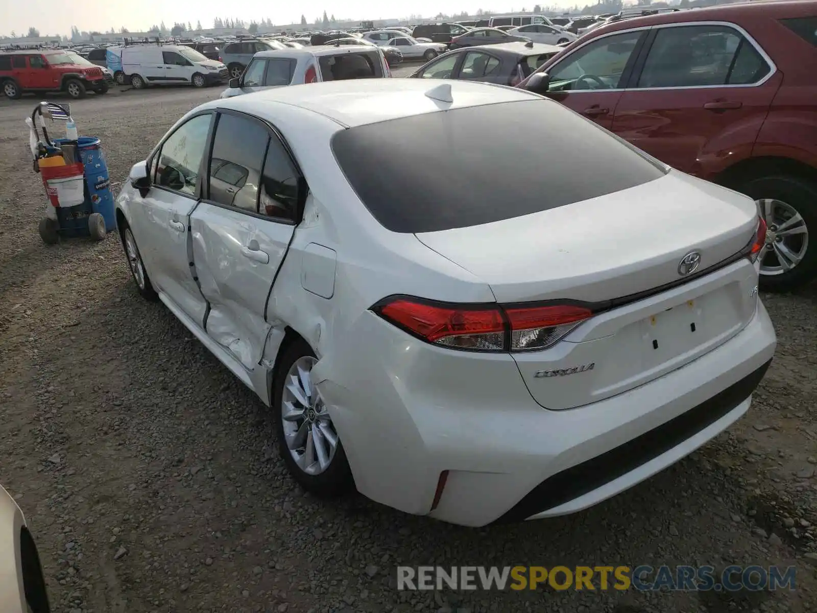 3 Photograph of a damaged car JTDVPMAE6MJ133462 TOYOTA COROLLA 2021