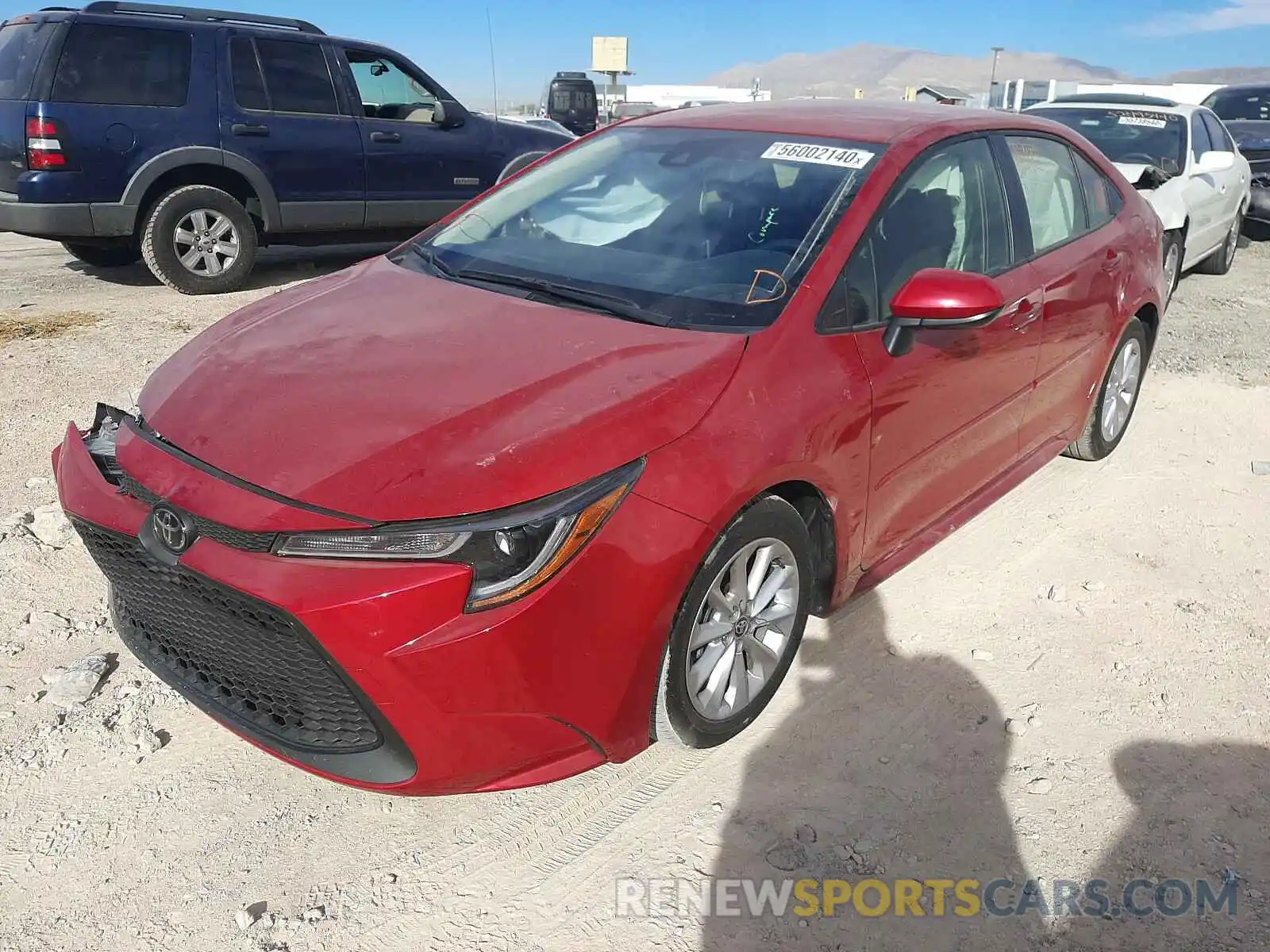 2 Photograph of a damaged car JTDVPMAE6MJ135860 TOYOTA COROLLA 2021