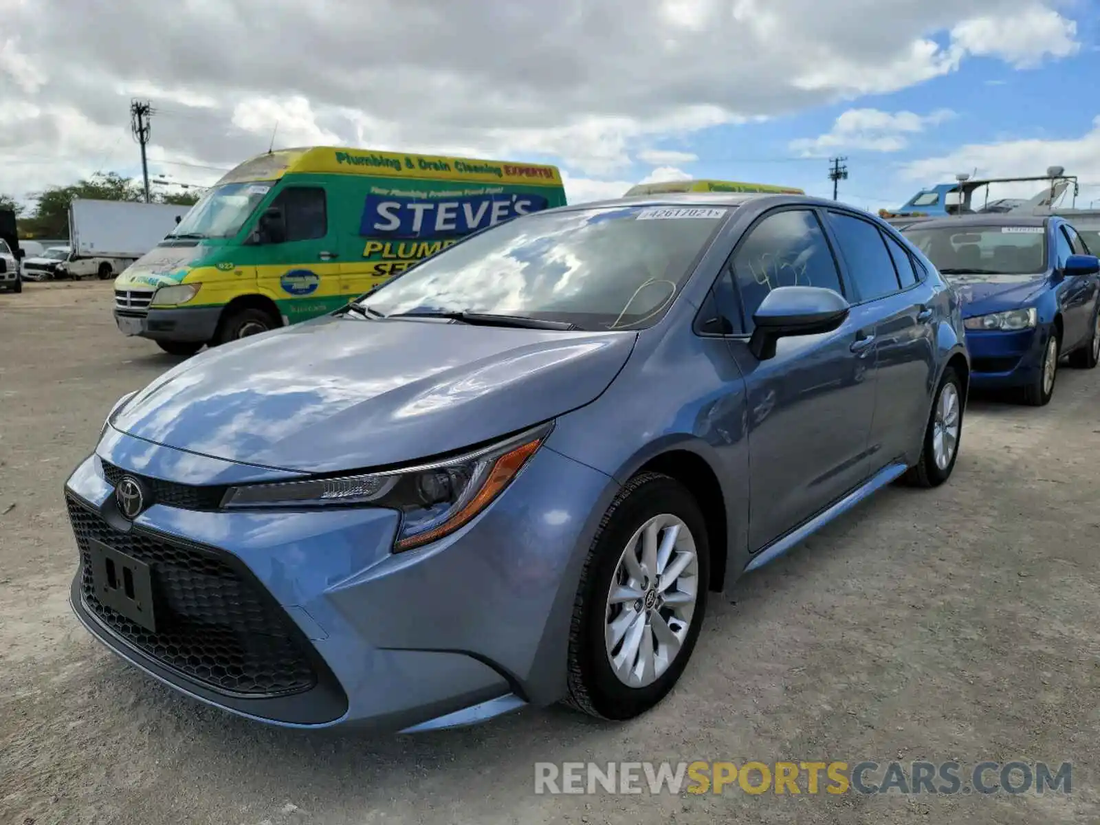 2 Photograph of a damaged car JTDVPMAE6MJ149466 TOYOTA COROLLA 2021