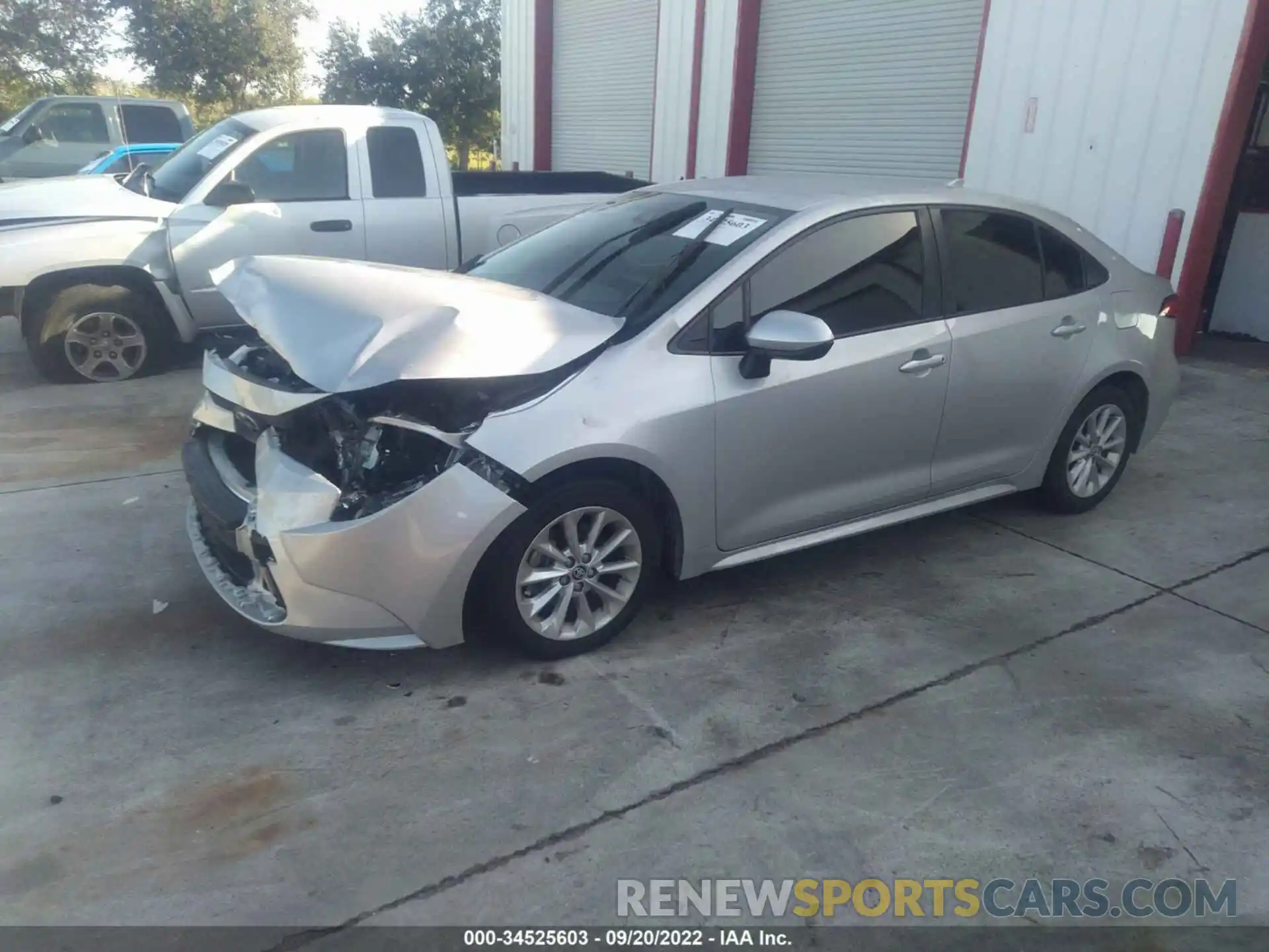 2 Photograph of a damaged car JTDVPMAE6MJ160418 TOYOTA COROLLA 2021