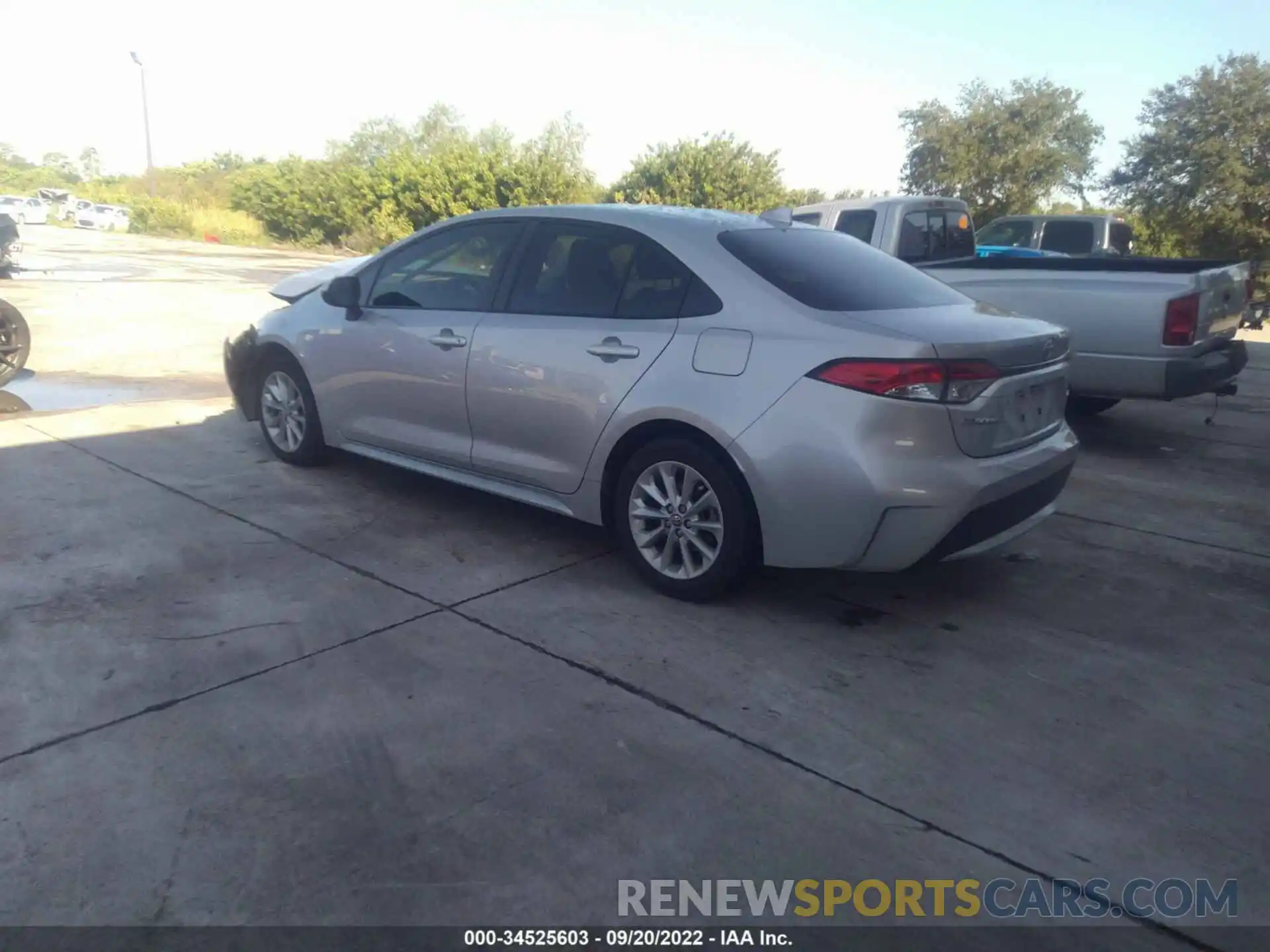 3 Photograph of a damaged car JTDVPMAE6MJ160418 TOYOTA COROLLA 2021