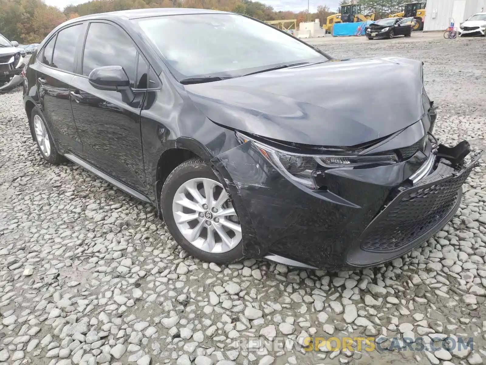 1 Photograph of a damaged car JTDVPMAE7MJ119604 TOYOTA COROLLA 2021