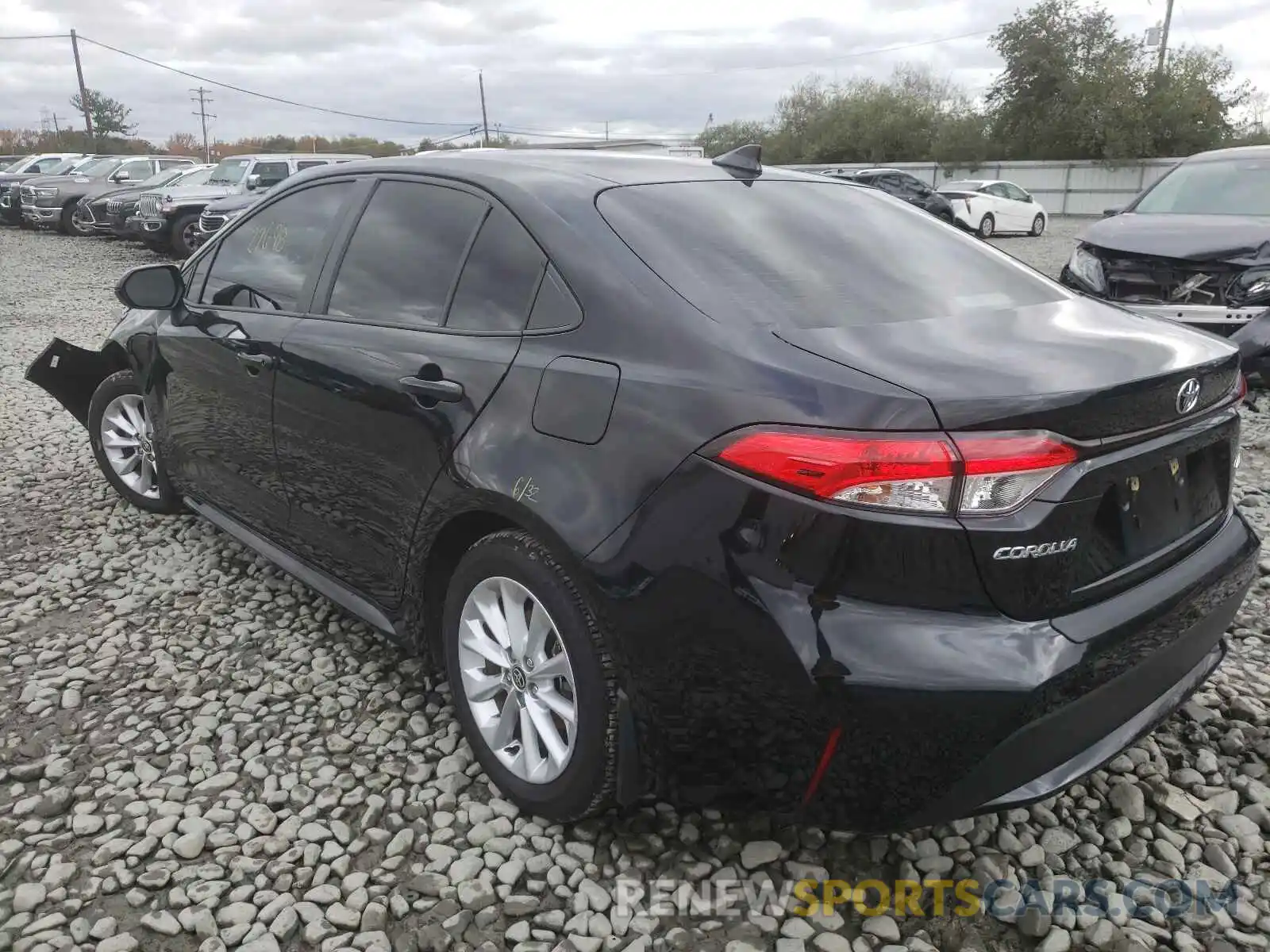 3 Photograph of a damaged car JTDVPMAE7MJ119604 TOYOTA COROLLA 2021