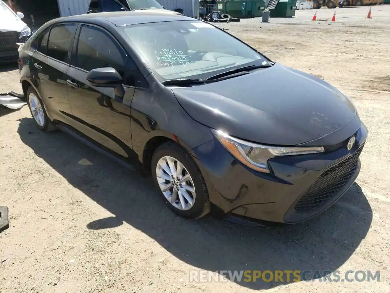 1 Photograph of a damaged car JTDVPMAE7MJ120607 TOYOTA COROLLA 2021