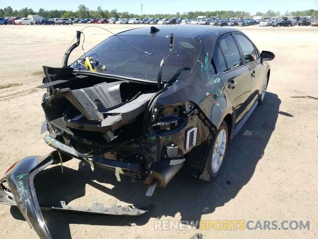 4 Photograph of a damaged car JTDVPMAE7MJ120607 TOYOTA COROLLA 2021