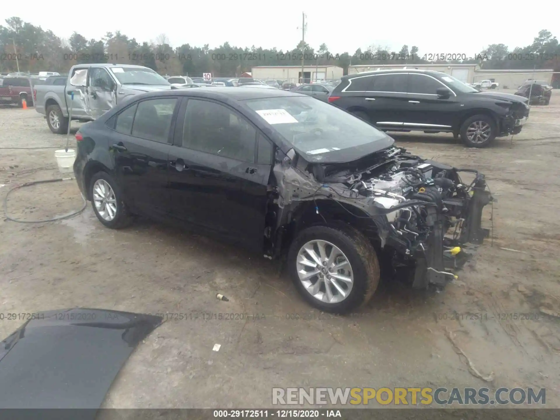 1 Photograph of a damaged car JTDVPMAE7MJ121417 TOYOTA COROLLA 2021