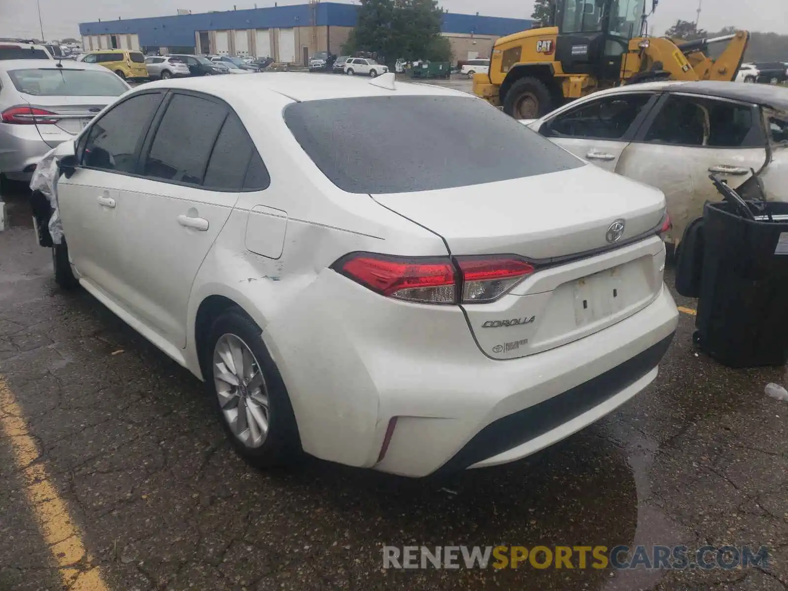 3 Photograph of a damaged car JTDVPMAE7MJ121580 TOYOTA COROLLA 2021