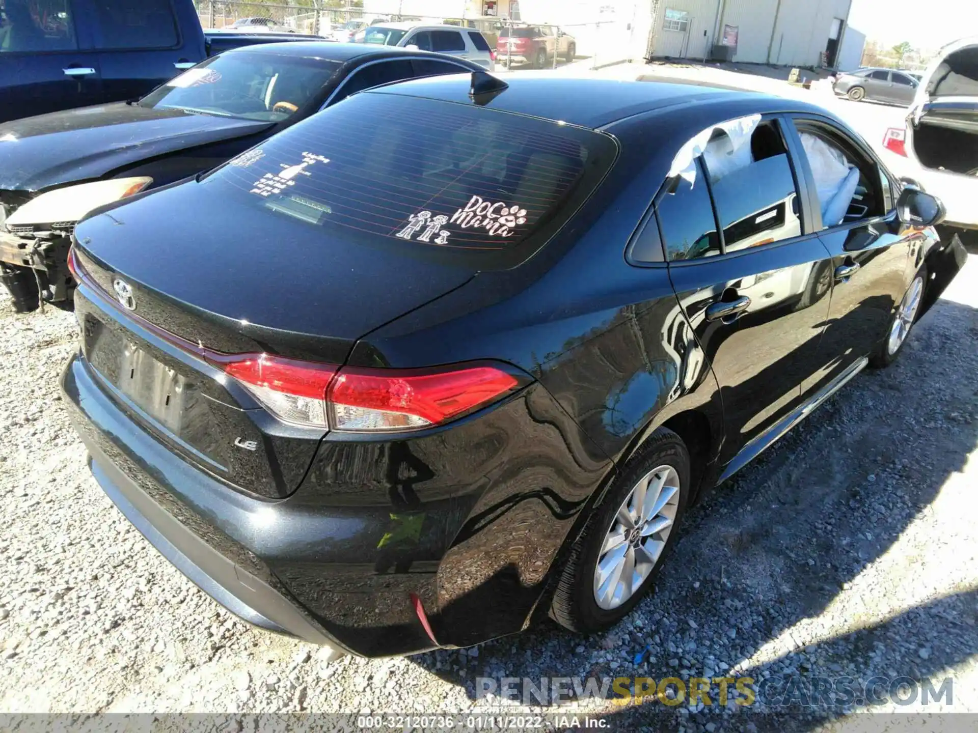 4 Photograph of a damaged car JTDVPMAE7MJ121854 TOYOTA COROLLA 2021