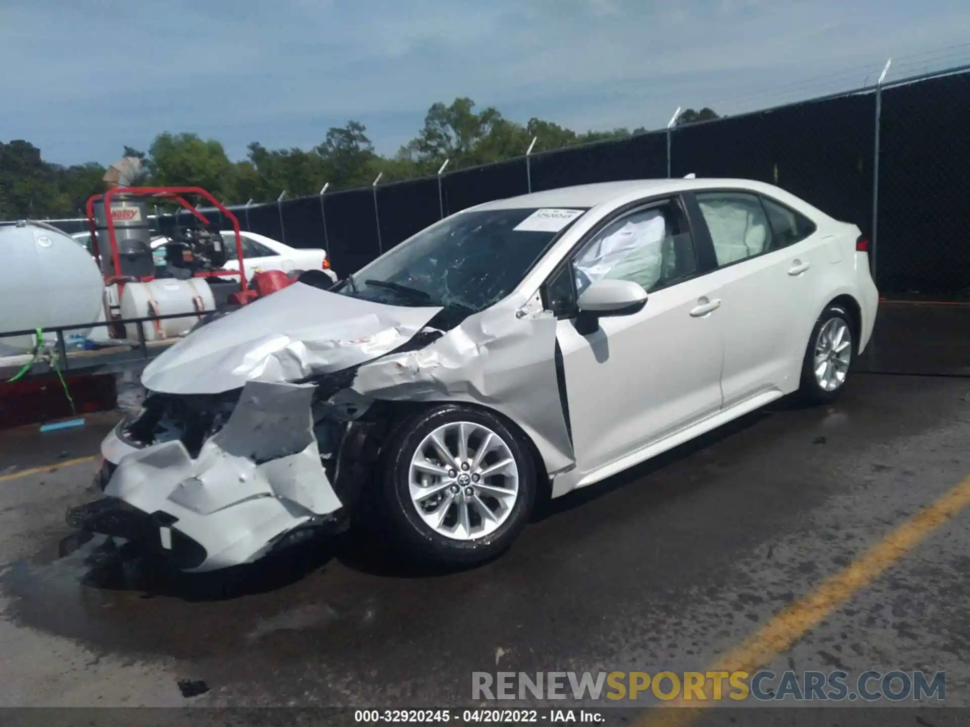 2 Photograph of a damaged car JTDVPMAE7MJ123331 TOYOTA COROLLA 2021