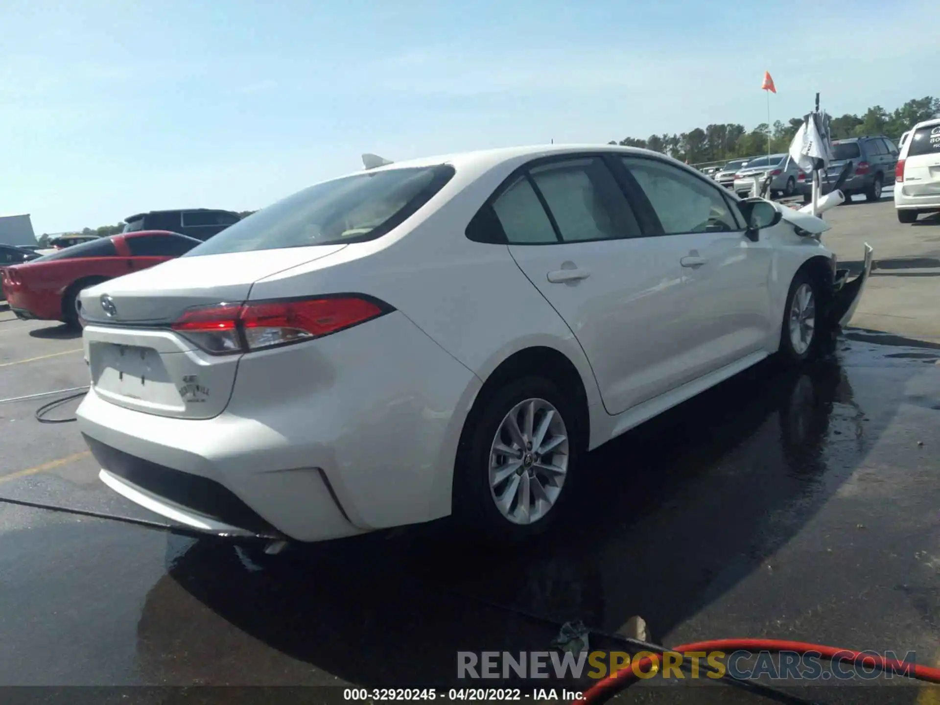 4 Photograph of a damaged car JTDVPMAE7MJ123331 TOYOTA COROLLA 2021