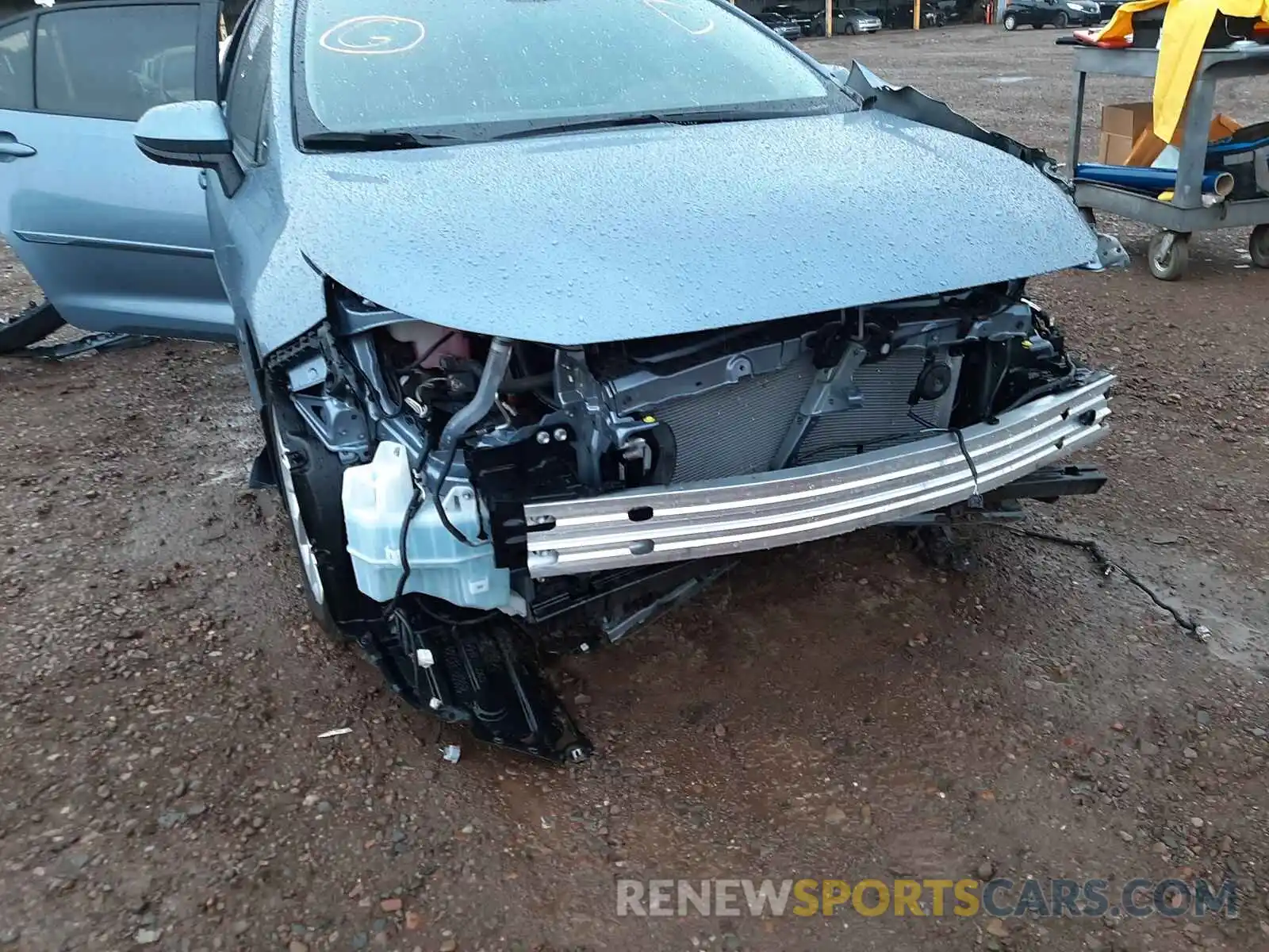 9 Photograph of a damaged car JTDVPMAE7MJ124673 TOYOTA COROLLA 2021