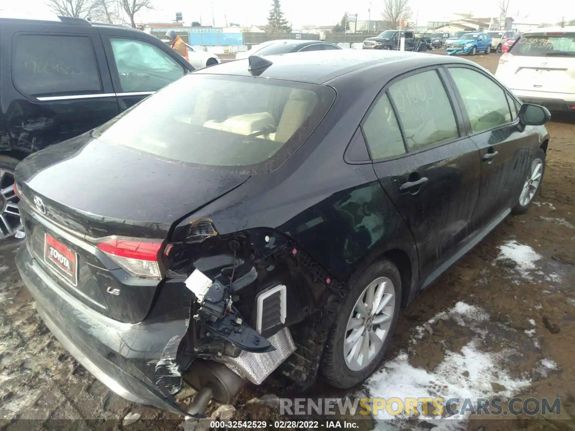 4 Photograph of a damaged car JTDVPMAE7MJ129100 TOYOTA COROLLA 2021