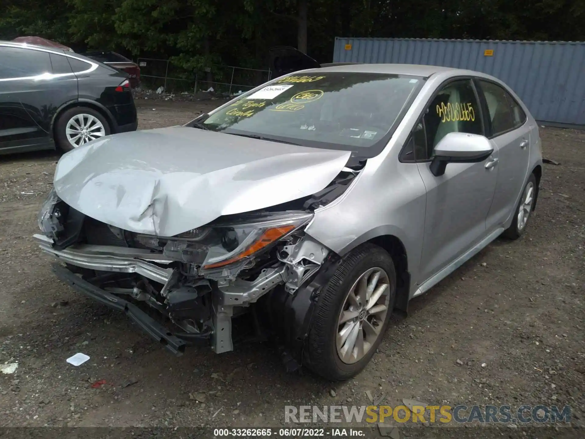 6 Photograph of a damaged car JTDVPMAE7MJ133194 TOYOTA COROLLA 2021