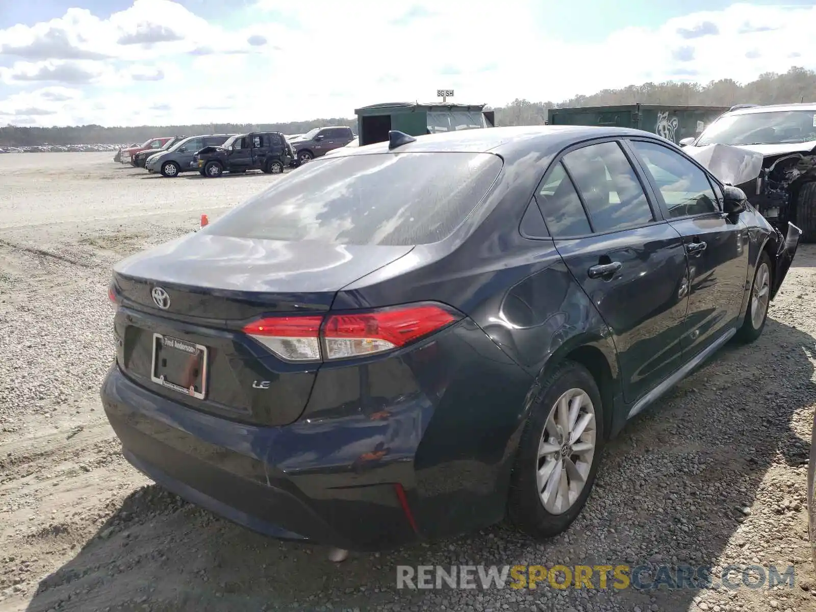 4 Photograph of a damaged car JTDVPMAE7MJ140694 TOYOTA COROLLA 2021