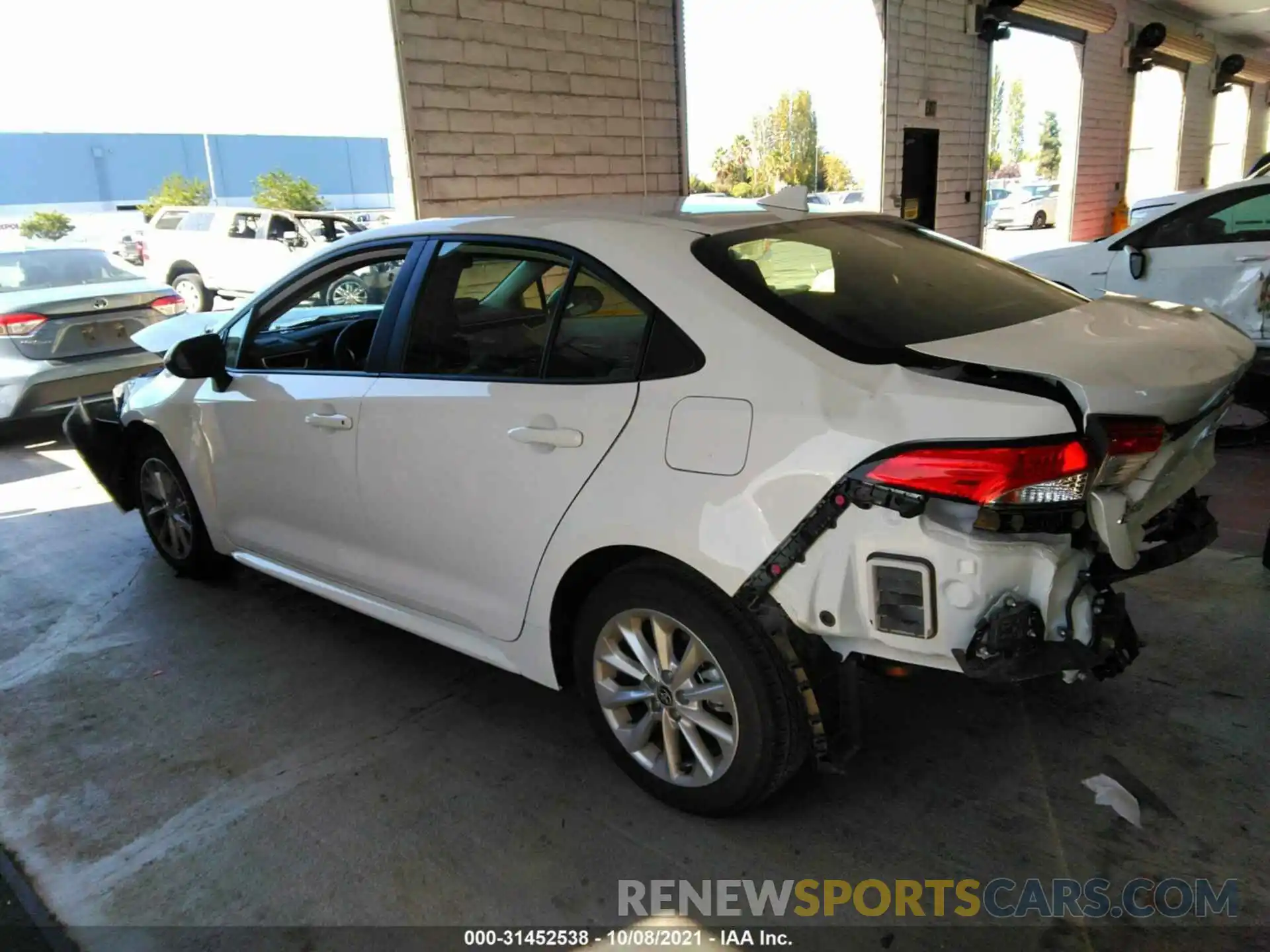 3 Photograph of a damaged car JTDVPMAE7MJ146060 TOYOTA COROLLA 2021