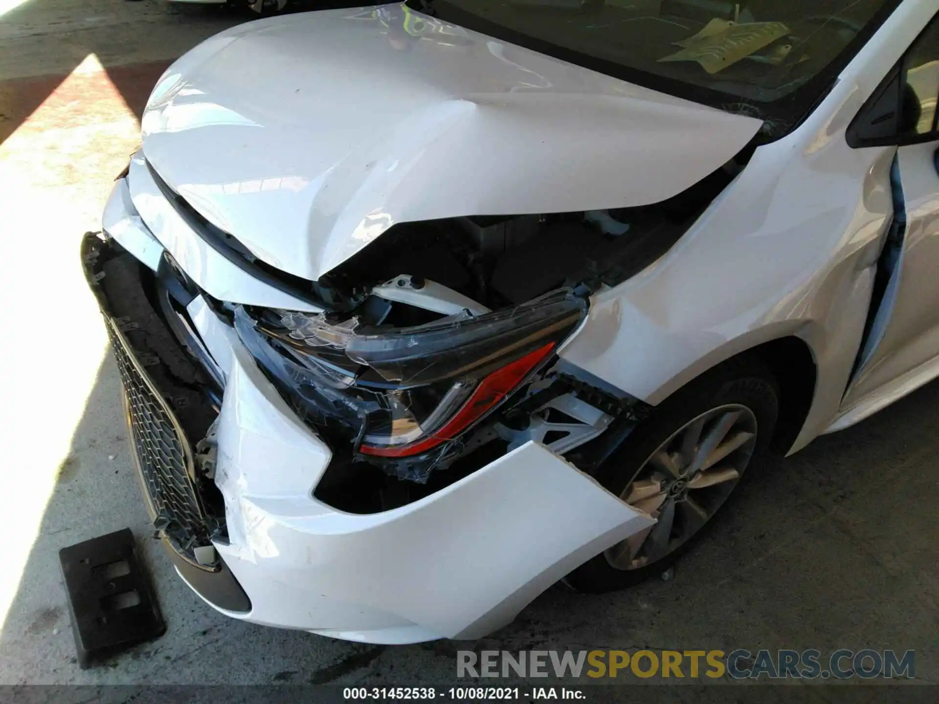 6 Photograph of a damaged car JTDVPMAE7MJ146060 TOYOTA COROLLA 2021