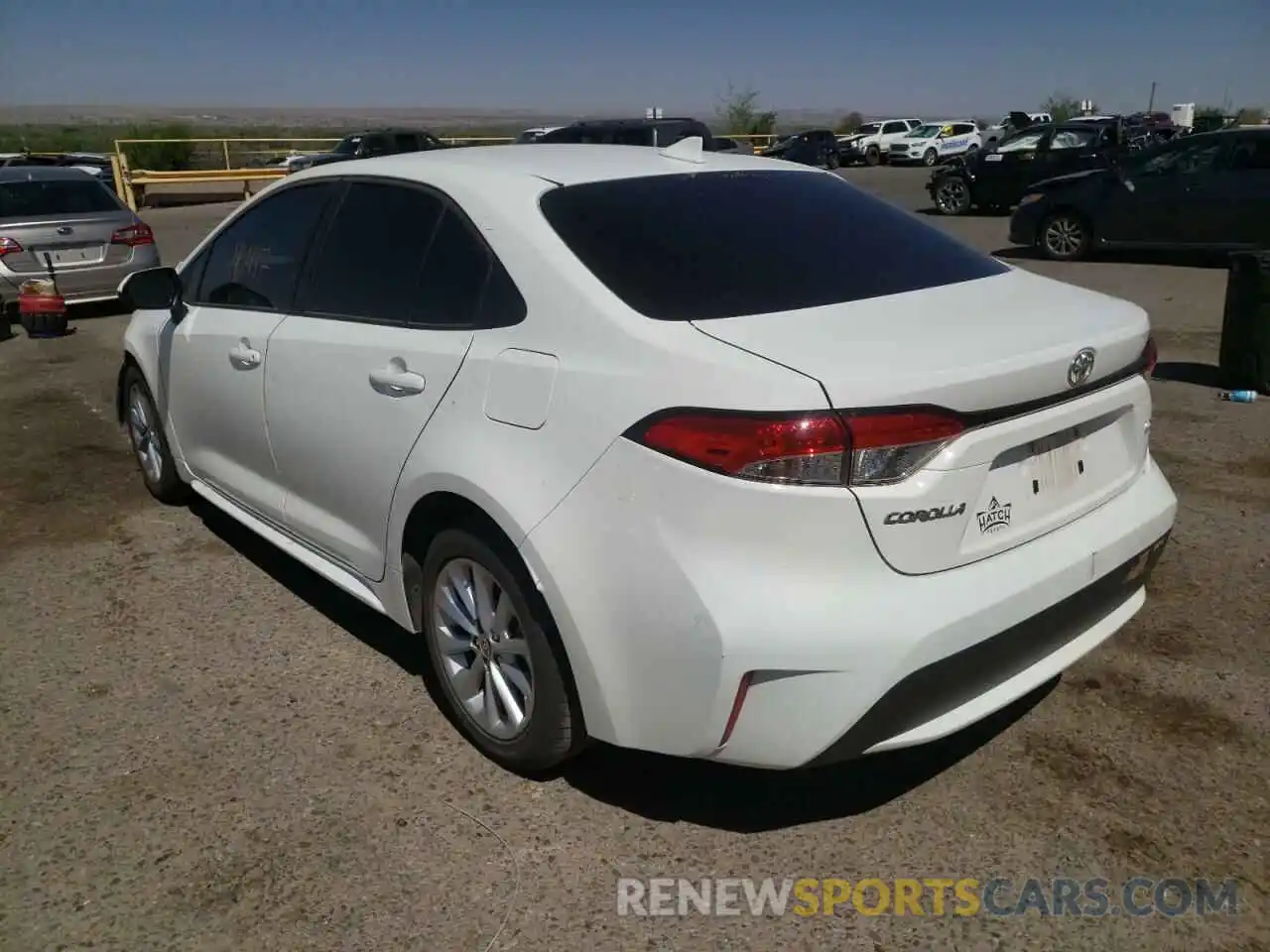 3 Photograph of a damaged car JTDVPMAE7MJ146852 TOYOTA COROLLA 2021