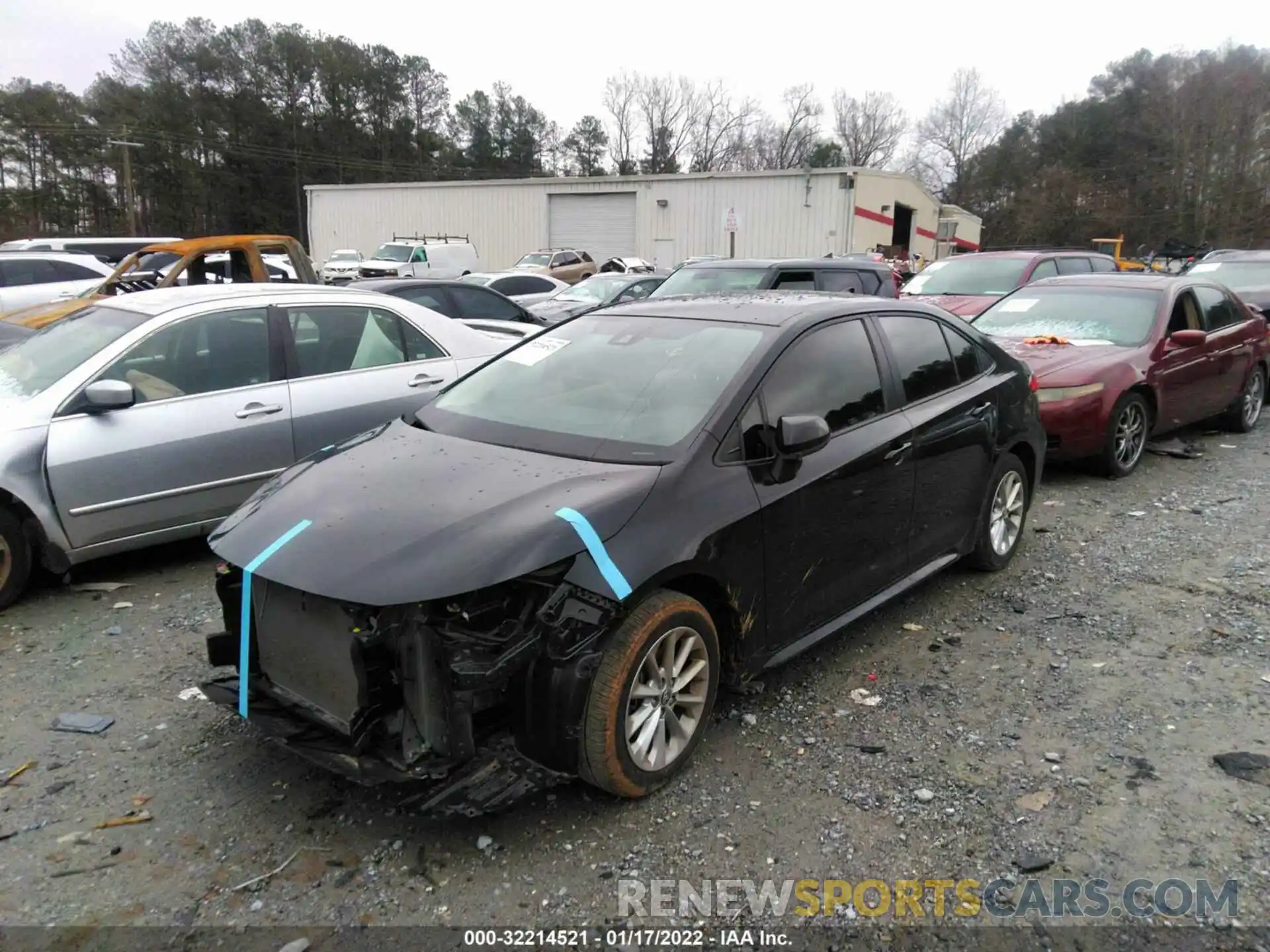 2 Photograph of a damaged car JTDVPMAE7MJ151369 TOYOTA COROLLA 2021