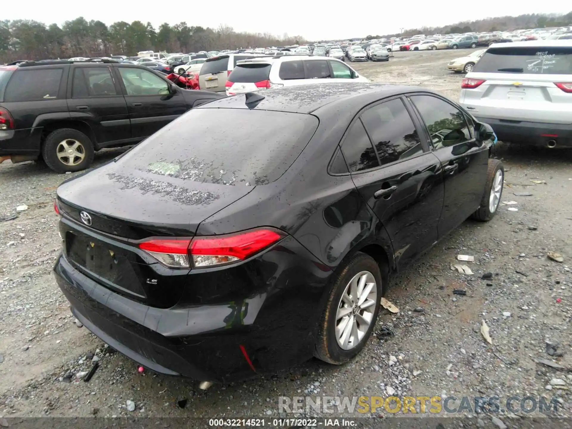 4 Photograph of a damaged car JTDVPMAE7MJ151369 TOYOTA COROLLA 2021