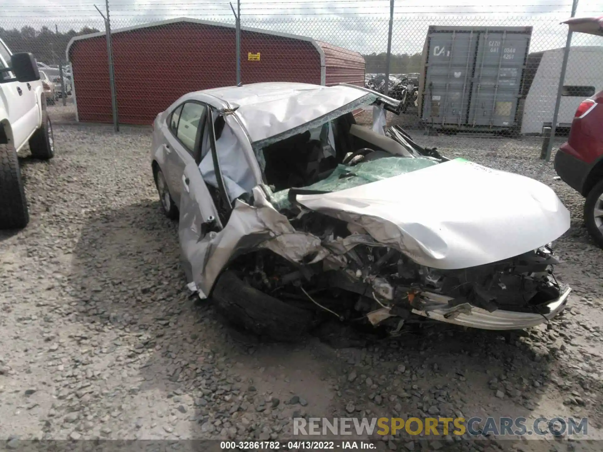 6 Photograph of a damaged car JTDVPMAE7MJ158595 TOYOTA COROLLA 2021