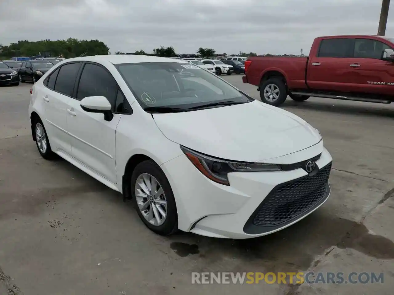 1 Photograph of a damaged car JTDVPMAE7MJ165188 TOYOTA COROLLA 2021