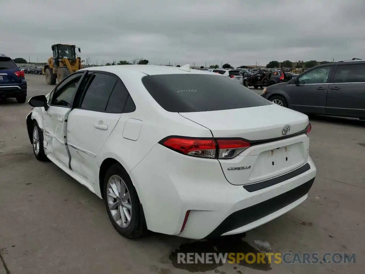 3 Photograph of a damaged car JTDVPMAE7MJ165188 TOYOTA COROLLA 2021