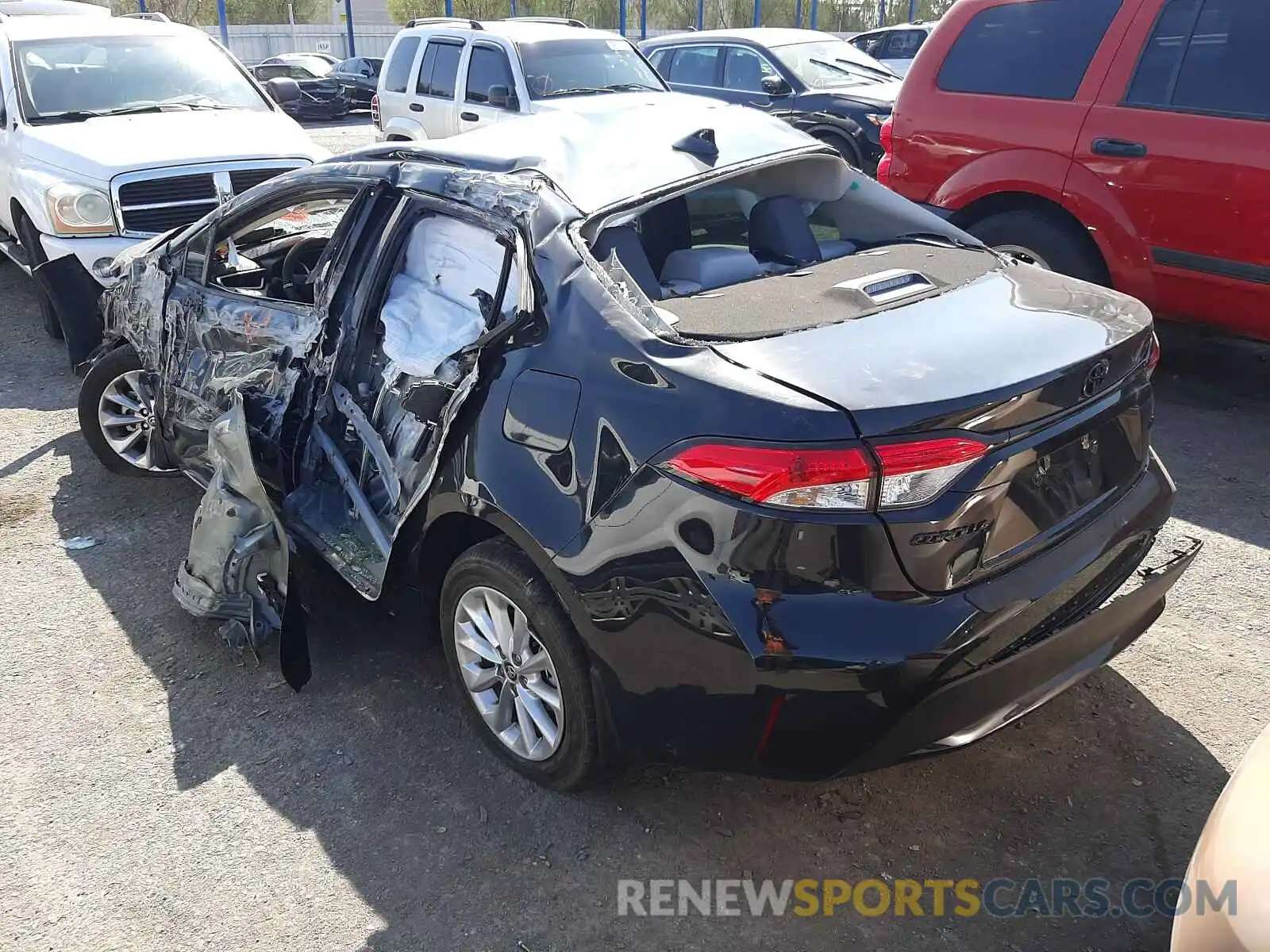 3 Photograph of a damaged car JTDVPMAE7MJ169824 TOYOTA COROLLA 2021