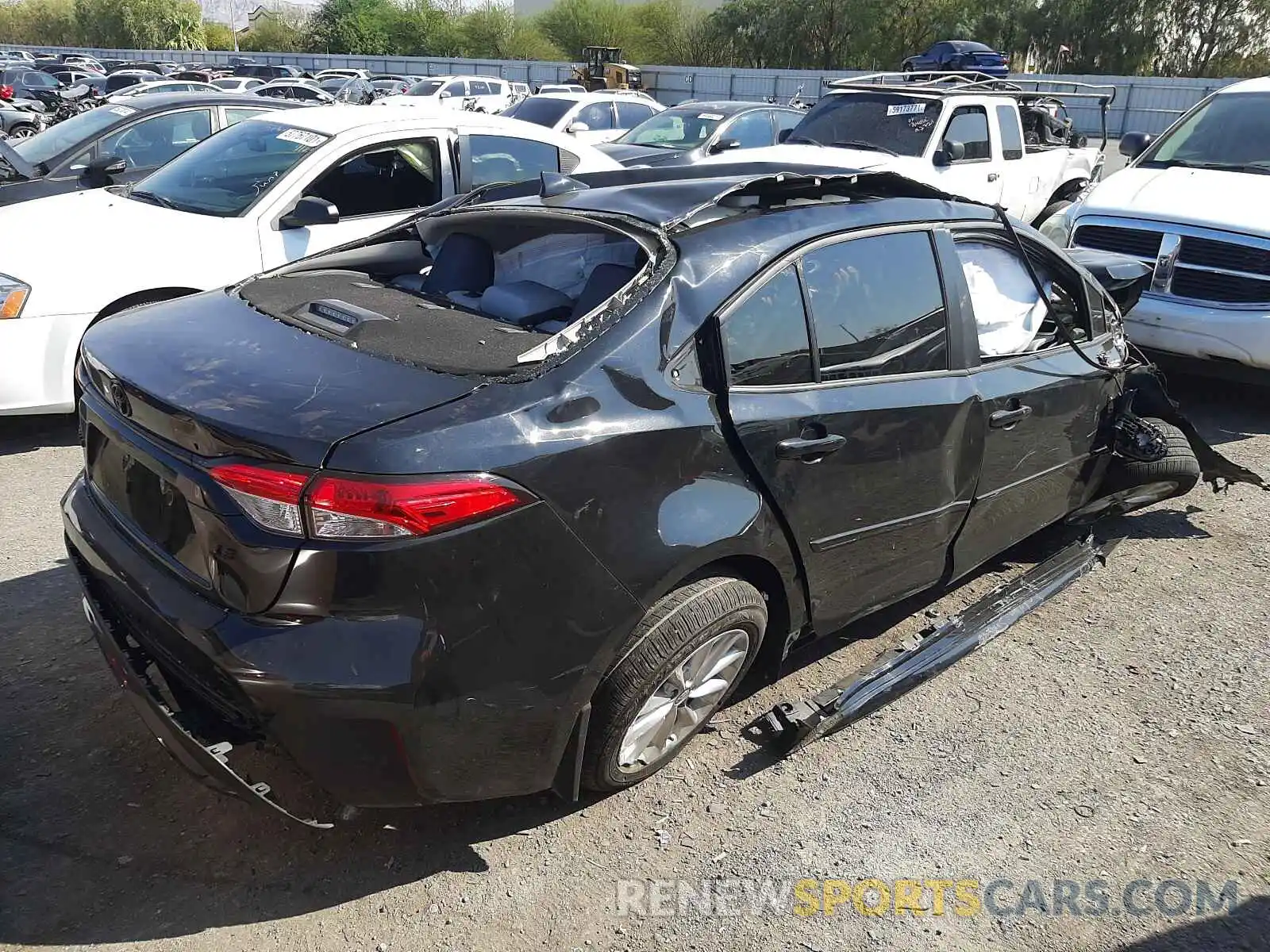 4 Photograph of a damaged car JTDVPMAE7MJ169824 TOYOTA COROLLA 2021