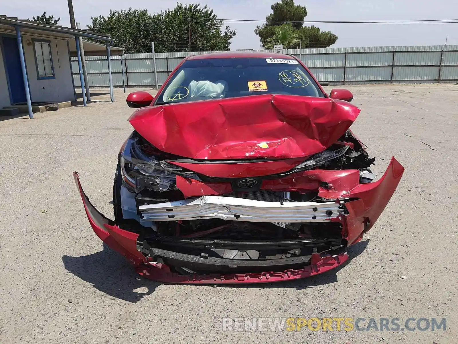 9 Photograph of a damaged car JTDVPMAE7MJ179771 TOYOTA COROLLA 2021