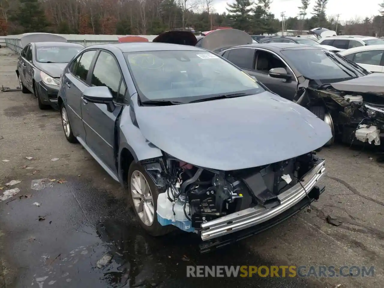 1 Photograph of a damaged car JTDVPMAE8MJ130370 TOYOTA COROLLA 2021