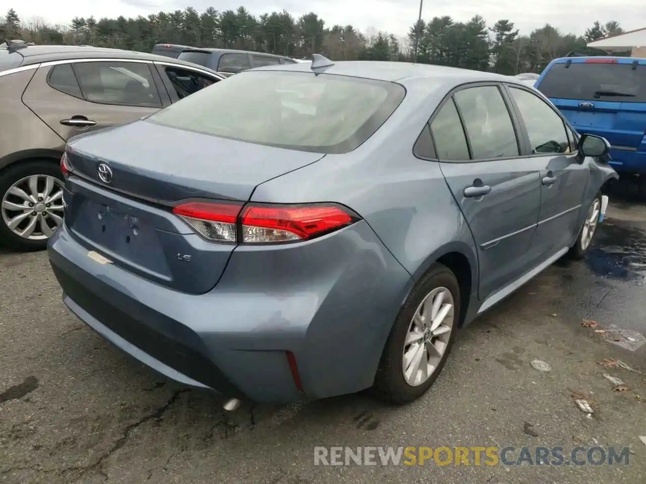 4 Photograph of a damaged car JTDVPMAE8MJ130370 TOYOTA COROLLA 2021