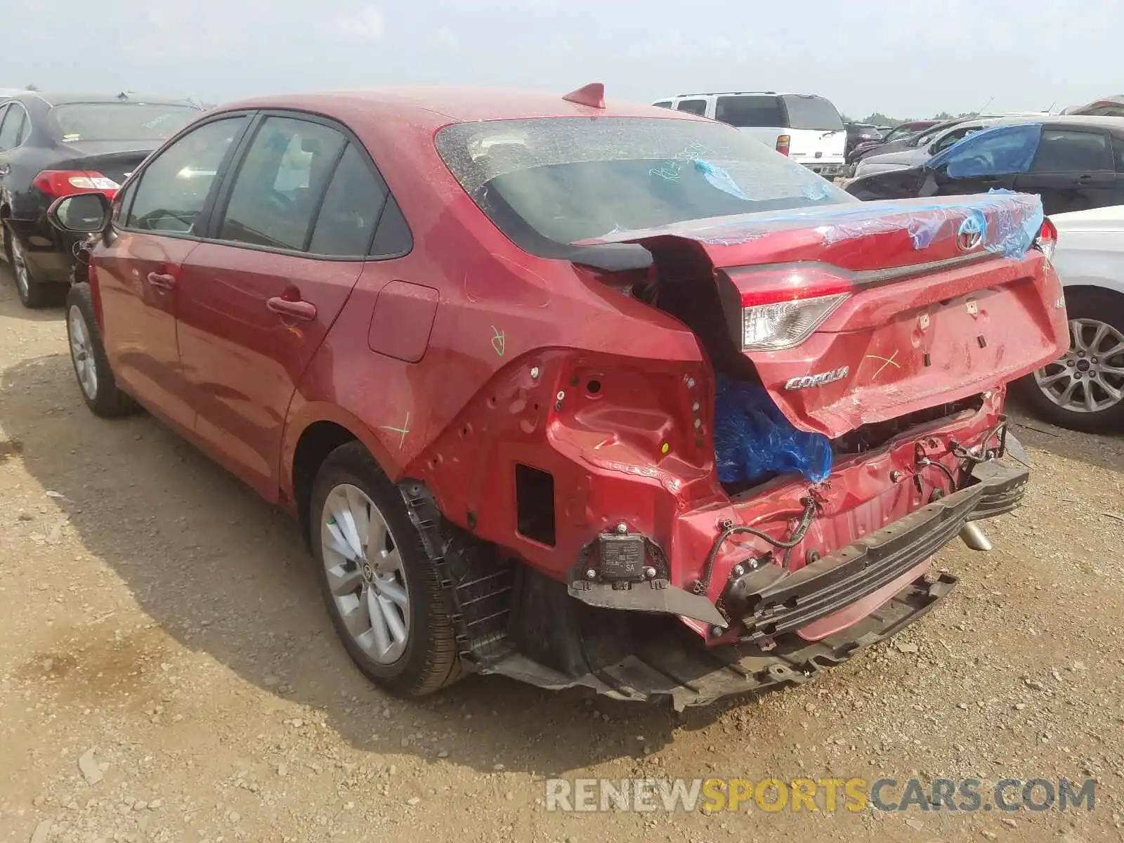 3 Photograph of a damaged car JTDVPMAE8MJ132510 TOYOTA COROLLA 2021