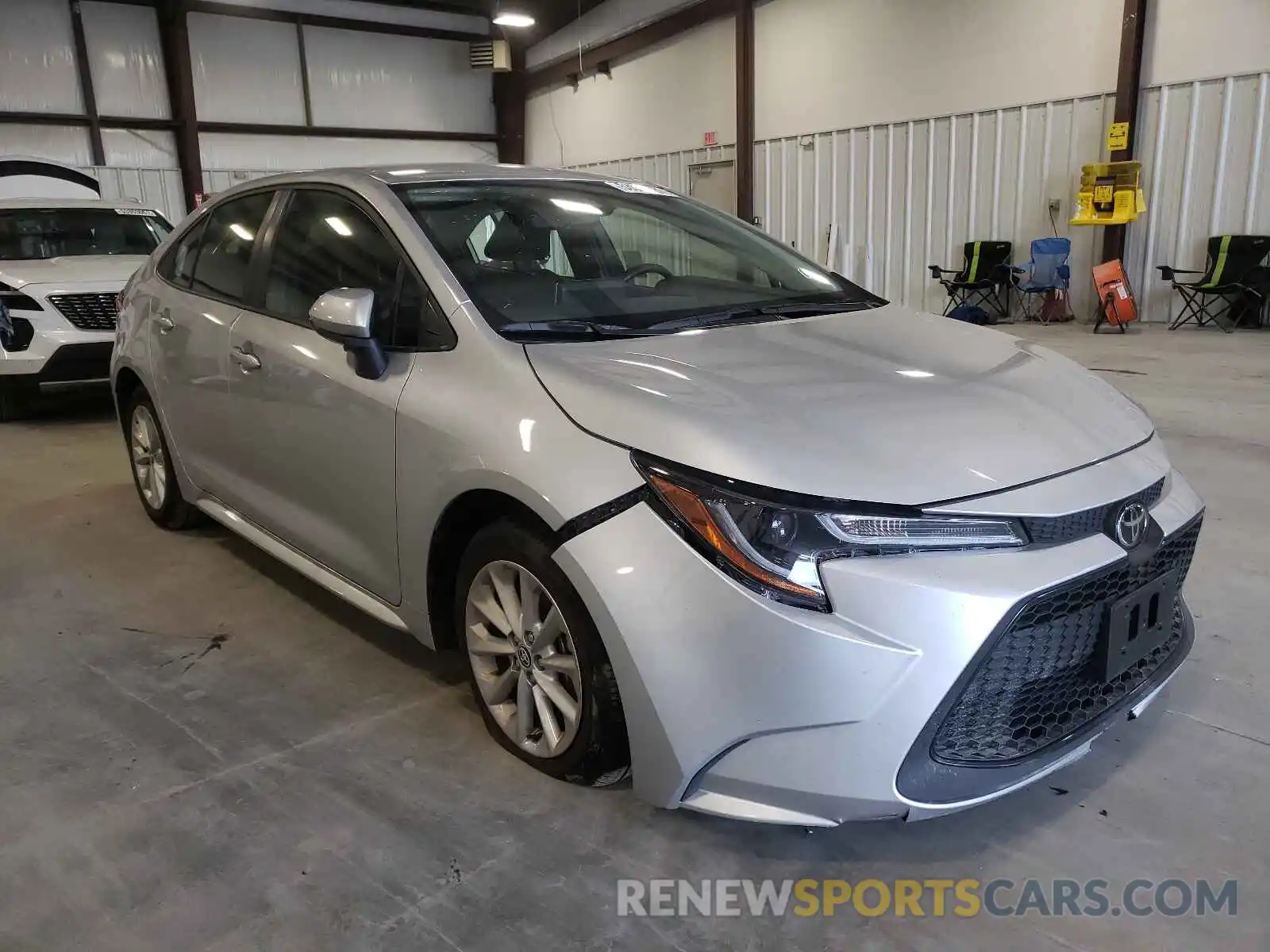 1 Photograph of a damaged car JTDVPMAE8MJ133057 TOYOTA COROLLA 2021