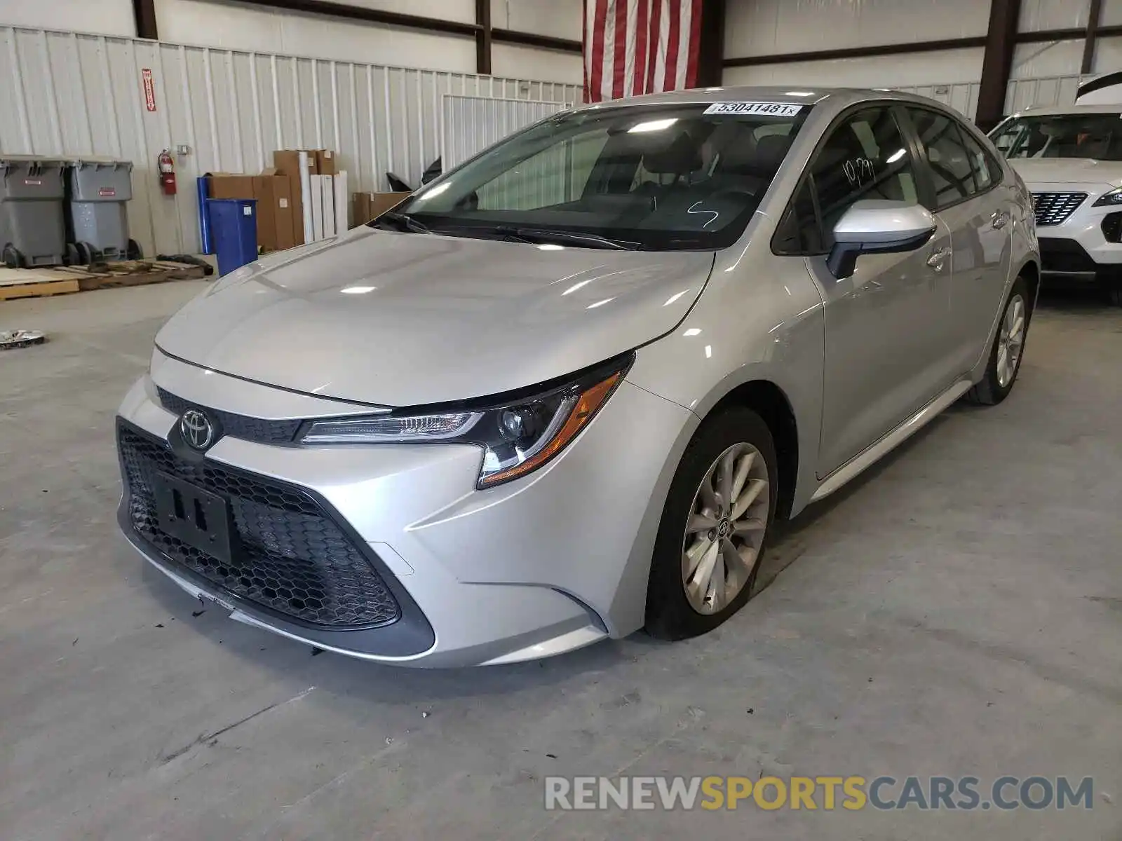 2 Photograph of a damaged car JTDVPMAE8MJ133057 TOYOTA COROLLA 2021