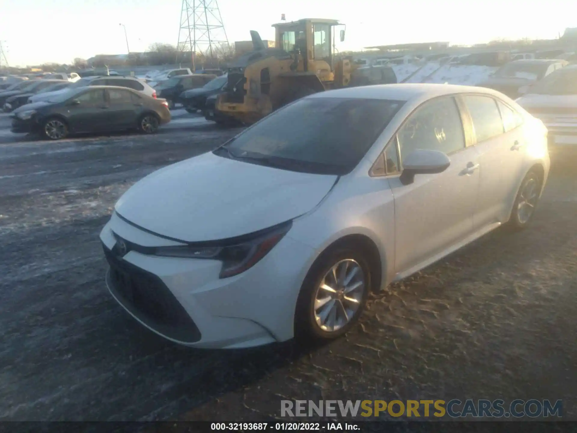 2 Photograph of a damaged car JTDVPMAE8MJ133365 TOYOTA COROLLA 2021