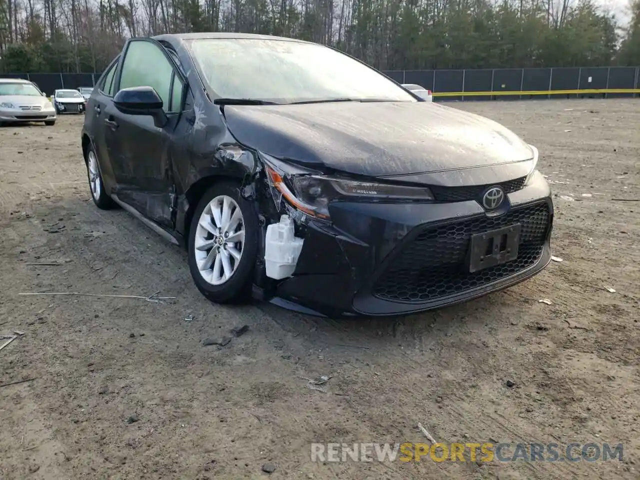 1 Photograph of a damaged car JTDVPMAE8MJ136122 TOYOTA COROLLA 2021