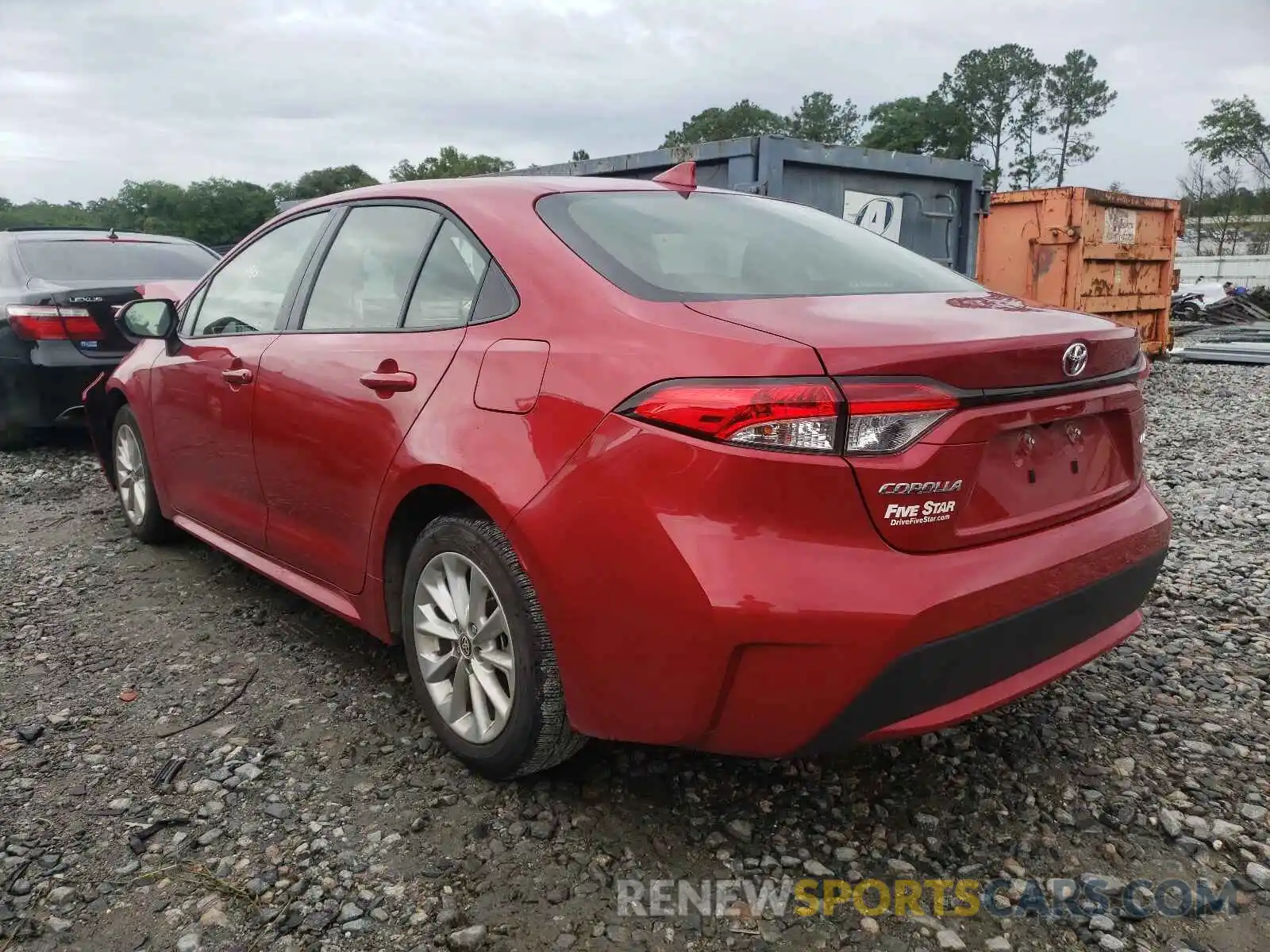 3 Photograph of a damaged car JTDVPMAE8MJ137609 TOYOTA COROLLA 2021