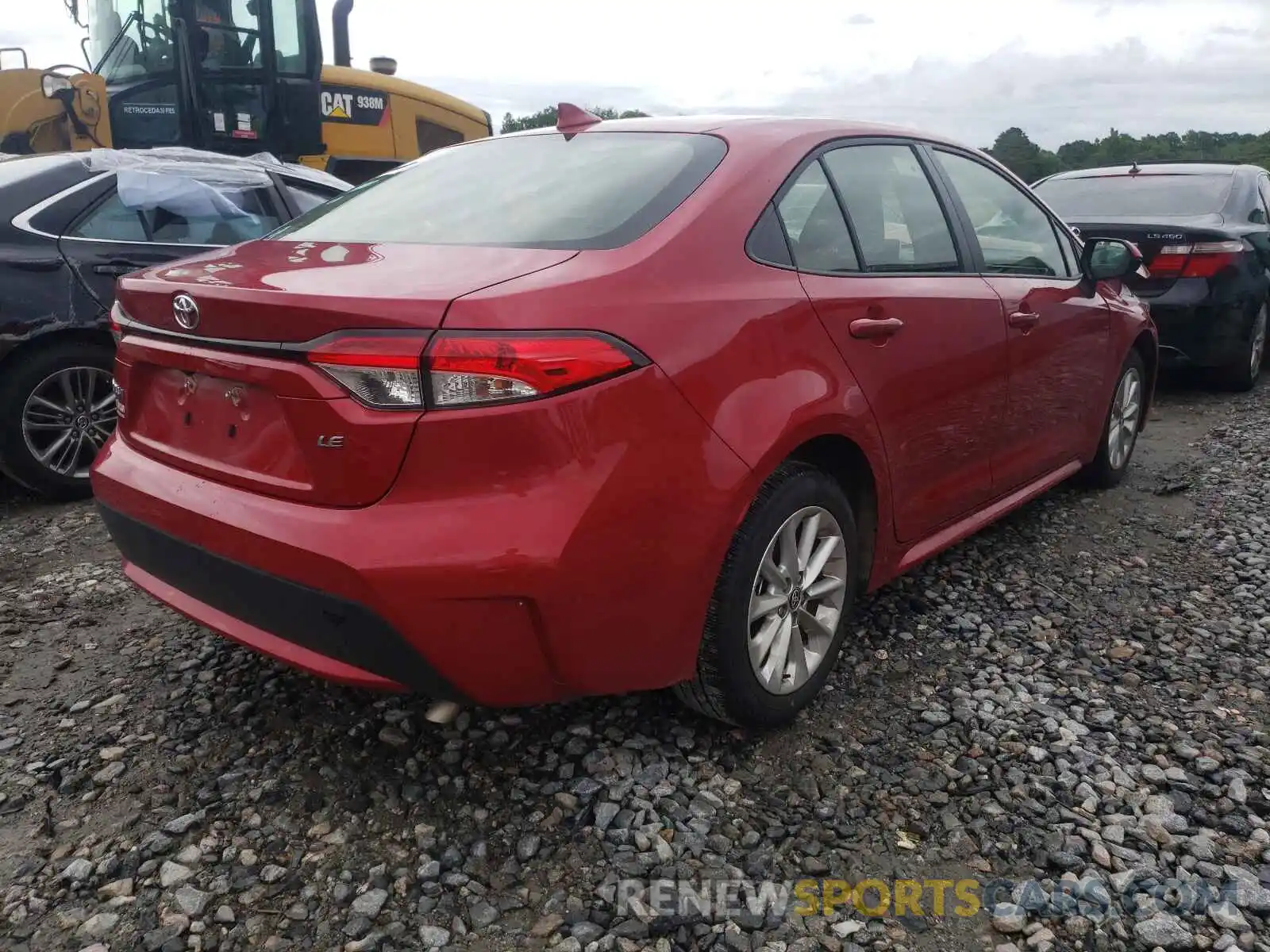 4 Photograph of a damaged car JTDVPMAE8MJ137609 TOYOTA COROLLA 2021